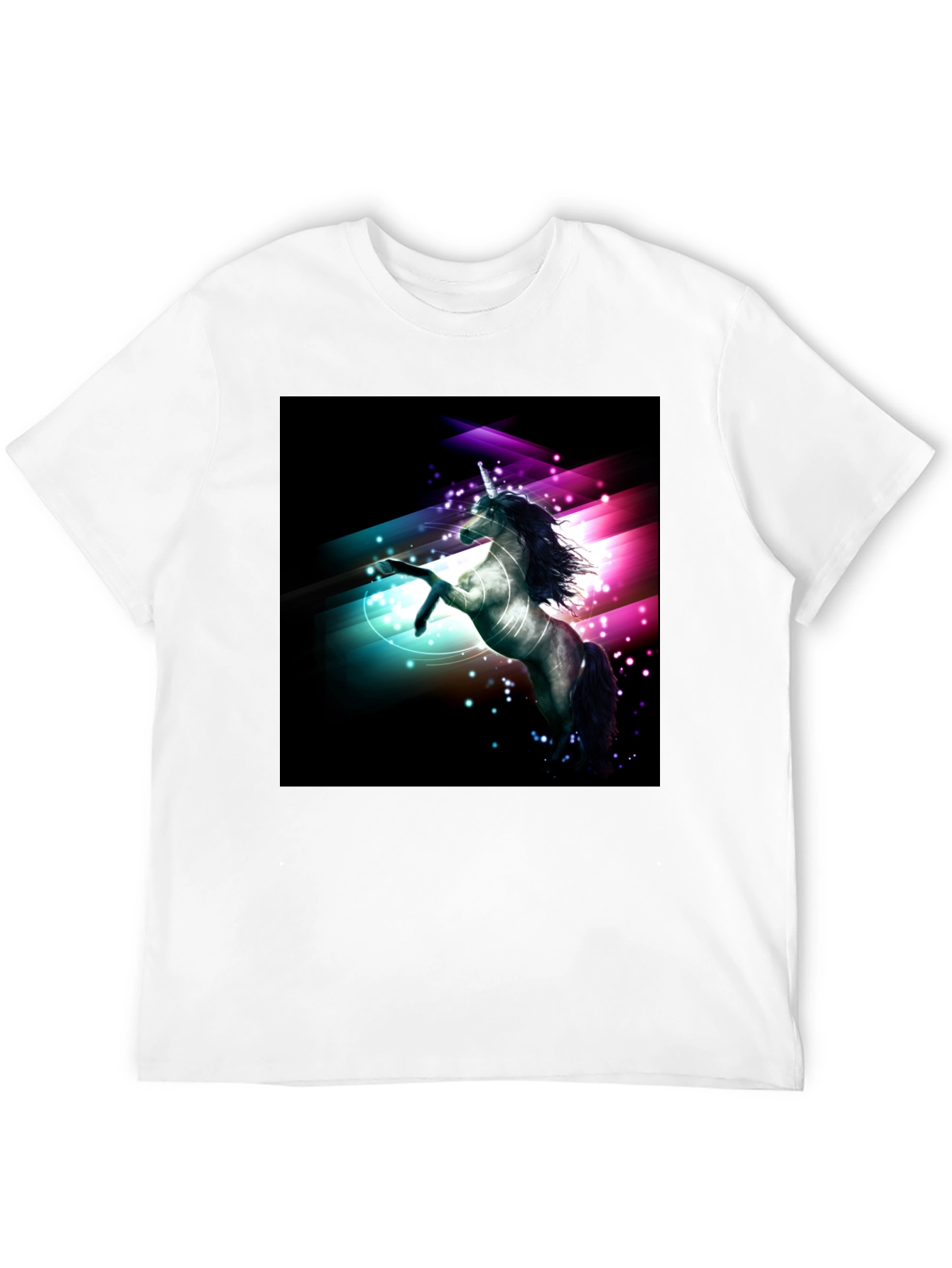 Unicorn Graphic Black T-Shirt