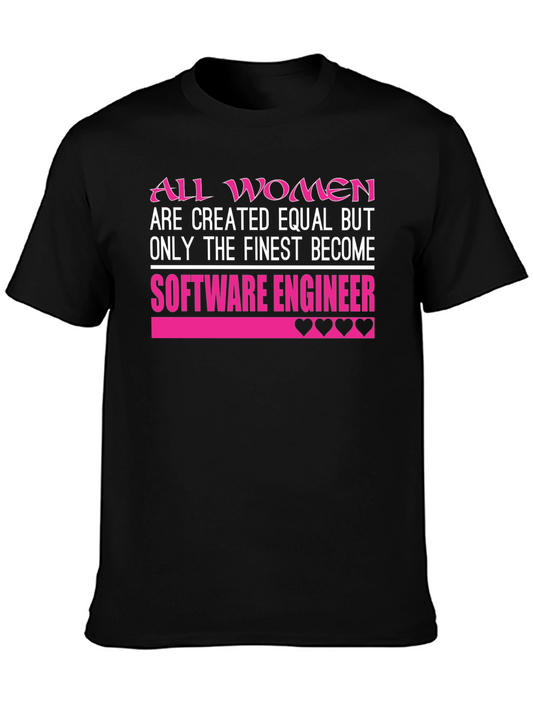 Finest Women Software Engineer Graphic Tee