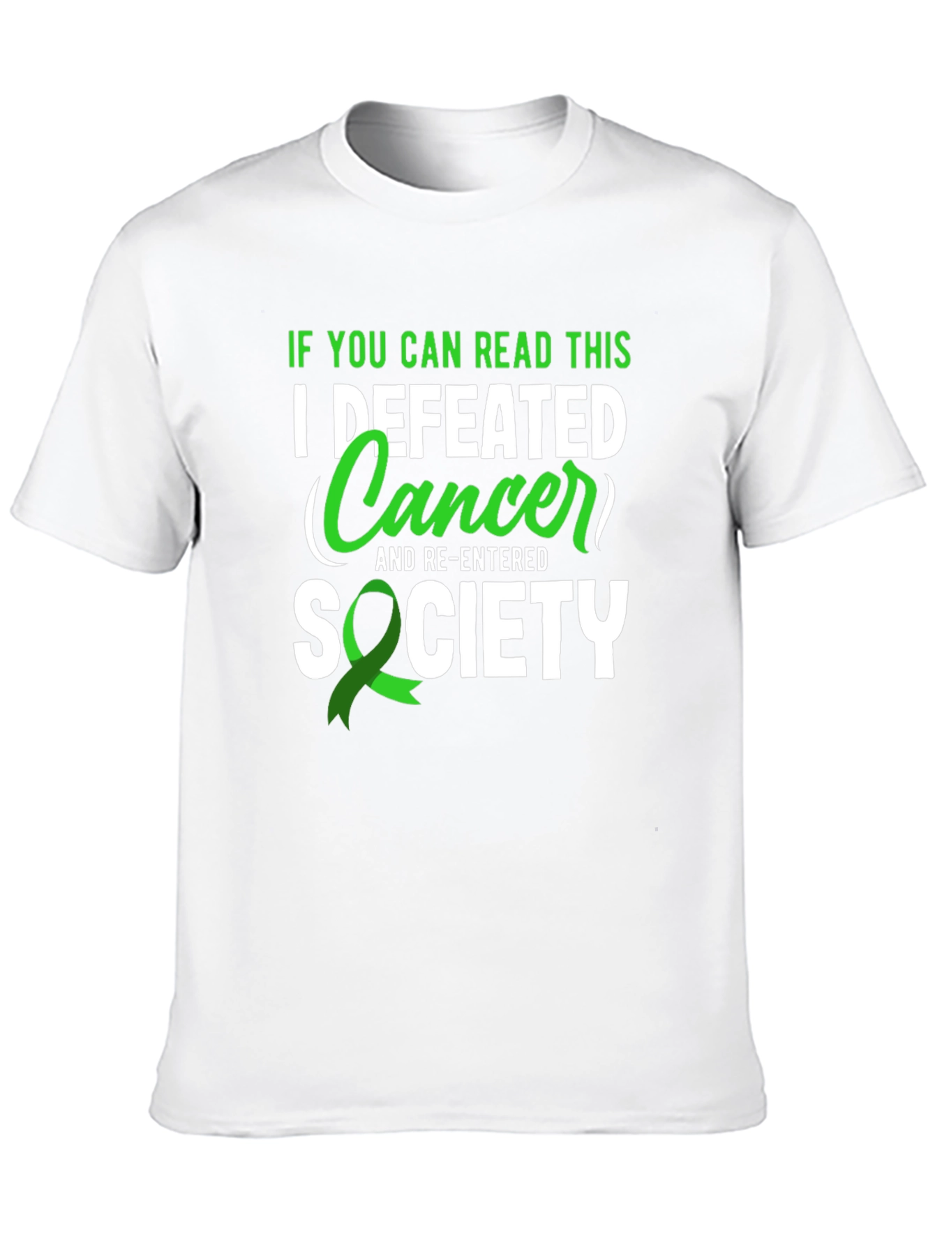 Cancer Survivor T-Shirt - I Defeated Cancer!