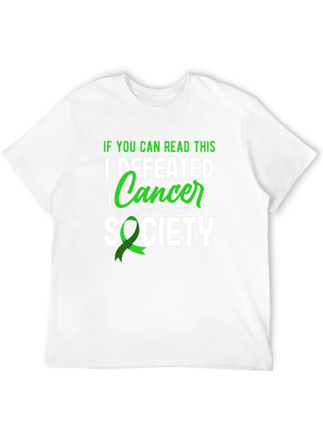 Cancer Survivor T-Shirt - I Defeated Cancer!