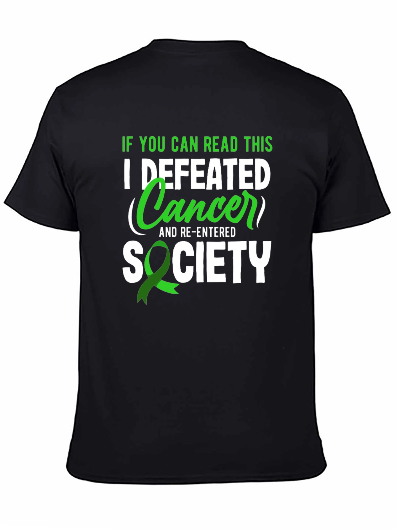 Cancer Survivor T-Shirt - I Defeated Cancer!