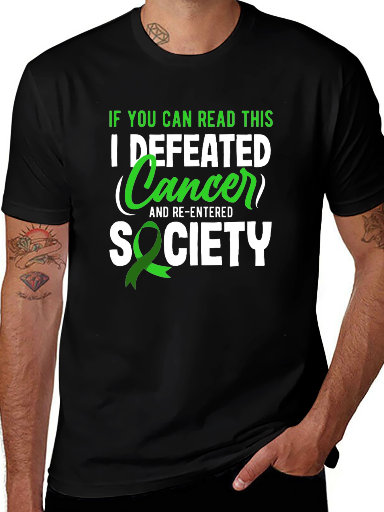 Cancer Survivor T-Shirt - I Defeated Cancer!