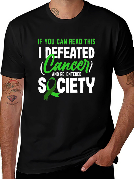 Cancer Survivor T-Shirt - I Defeated Cancer!