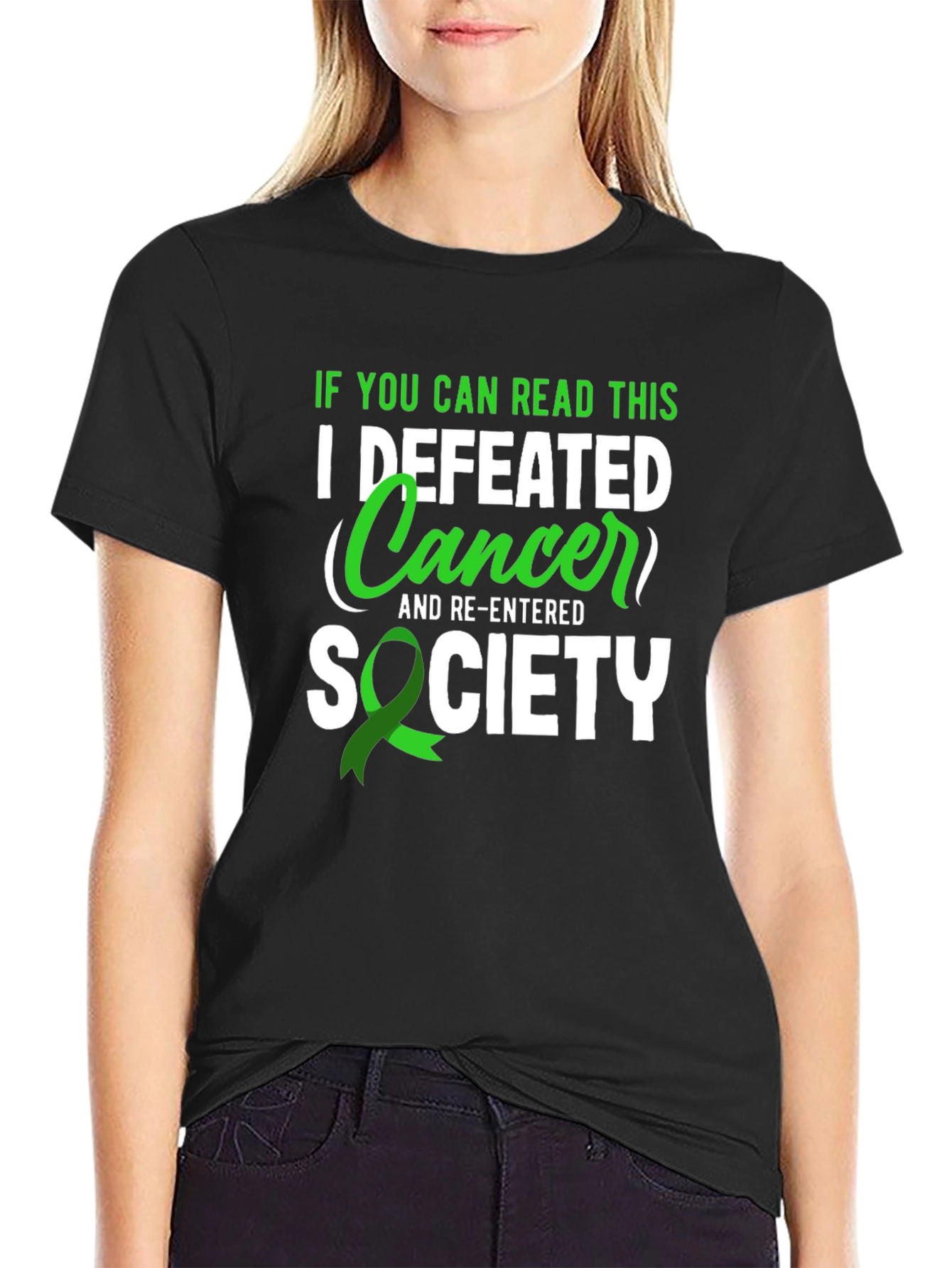 Cancer Survivor T-Shirt - I Defeated Cancer!