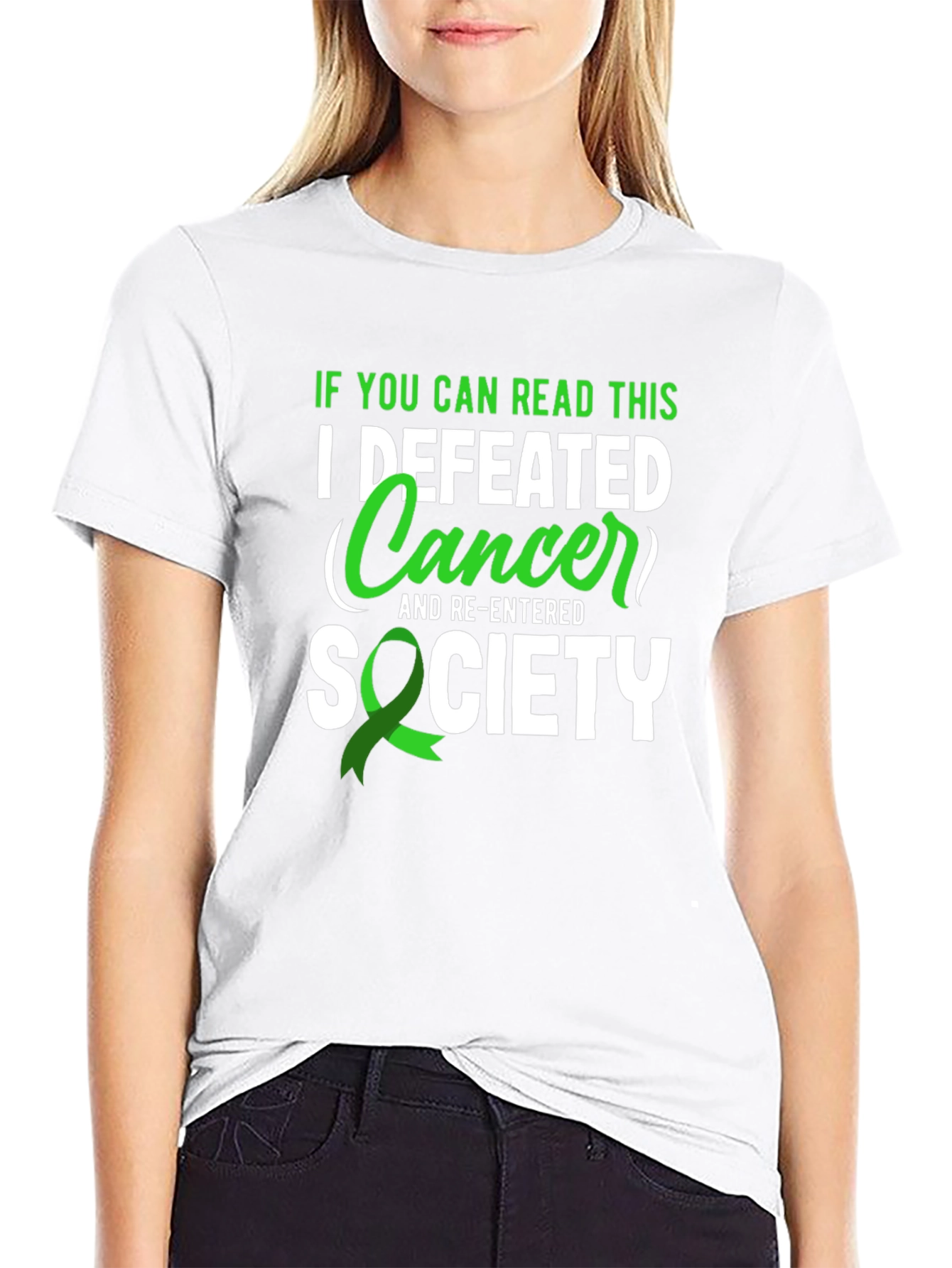 Cancer Survivor T-Shirt - I Defeated Cancer!