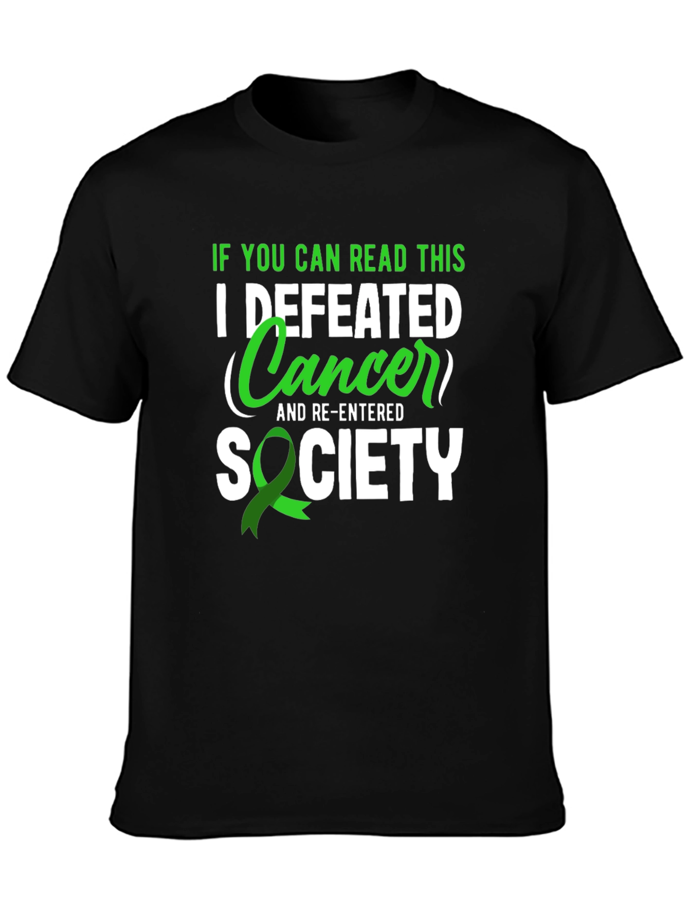 Cancer Survivor T-Shirt - I Defeated Cancer!