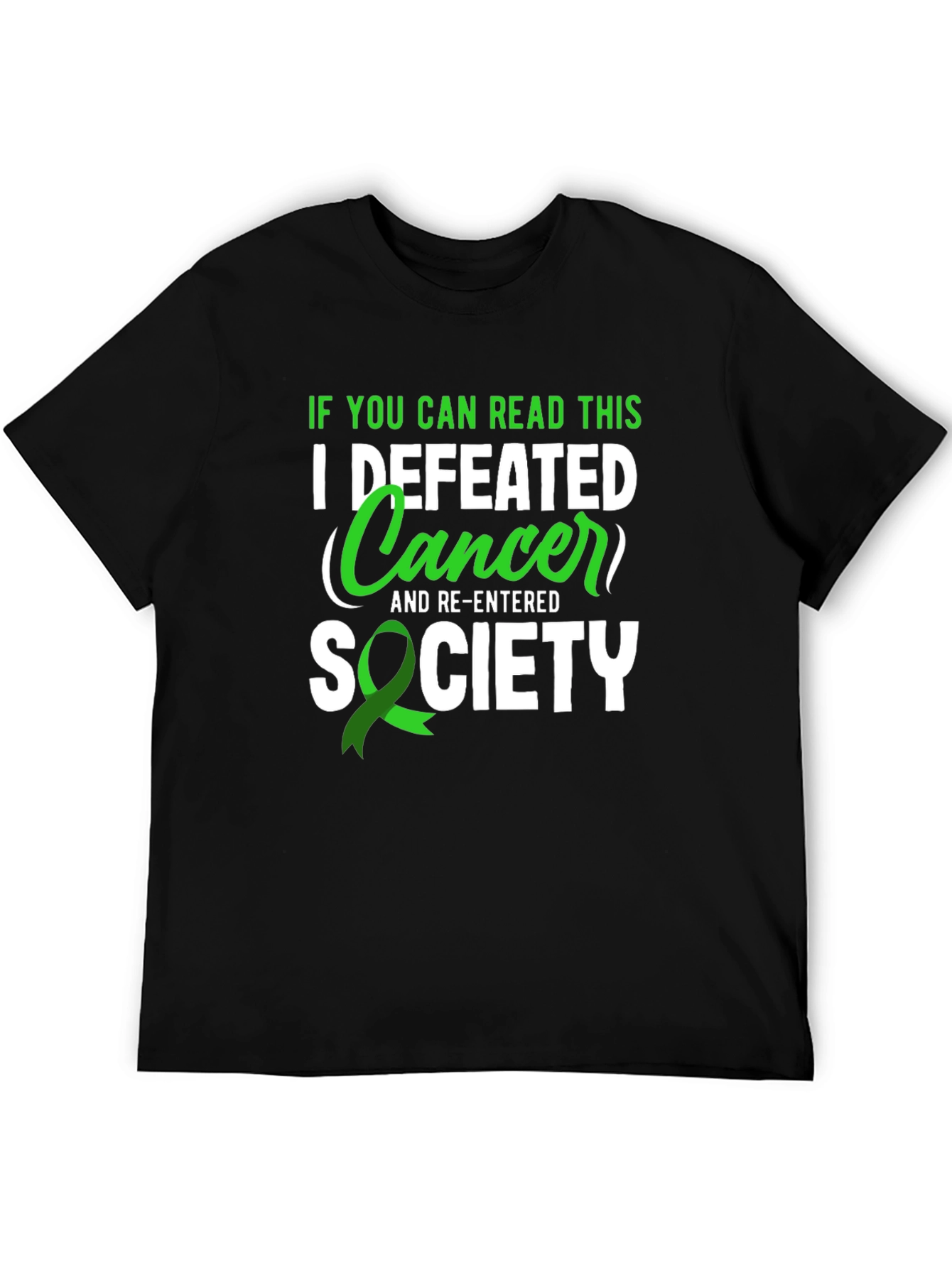 Cancer Survivor T-Shirt - I Defeated Cancer!