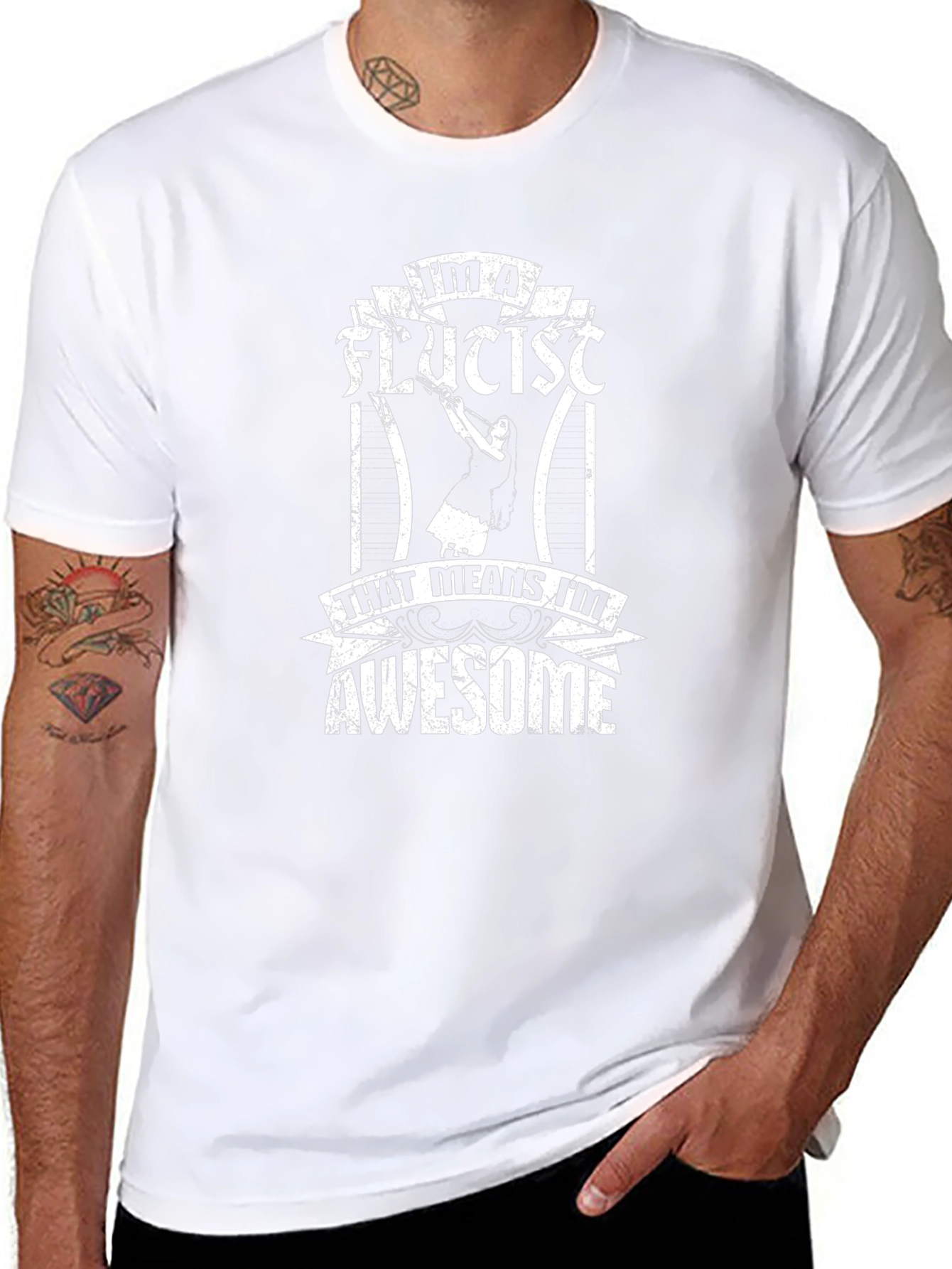Flutist Awesome T-Shirt - Music Lover Tee