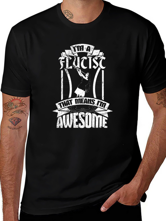 Flutist Awesome T-Shirt - Music Lover Tee