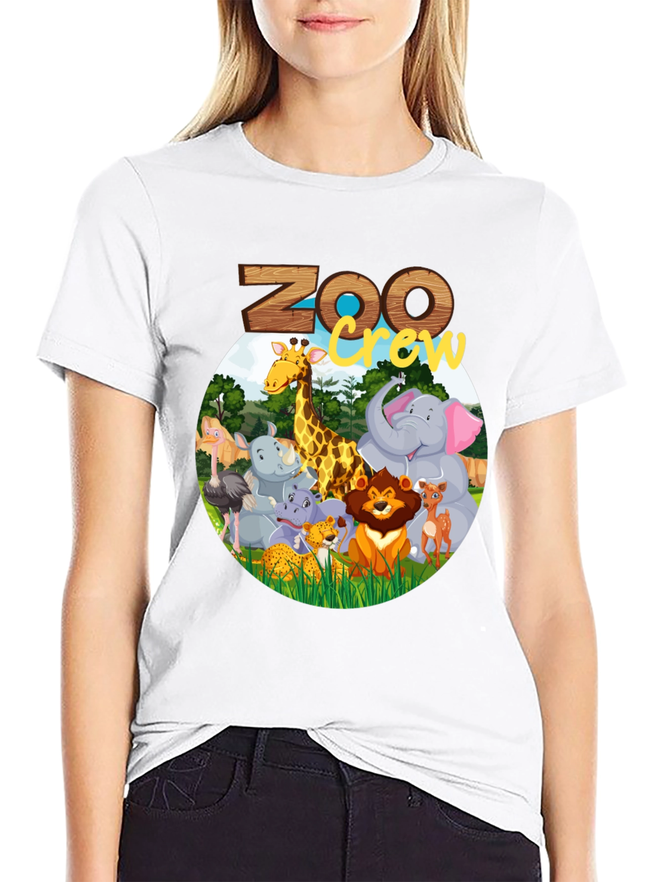 Zoo Crew Graphic Tee - Animal Adventure T-Shirt