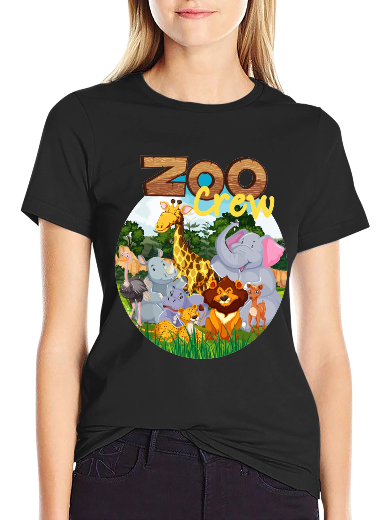 Zoo Crew Graphic Tee - Animal Adventure T-Shirt