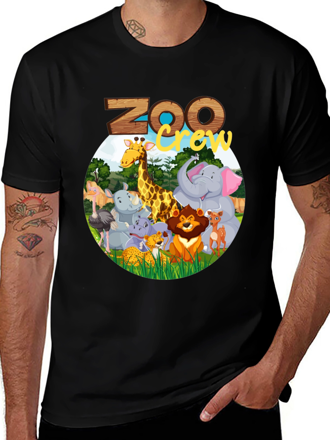 Zoo Crew Graphic Tee - Animal Adventure T-Shirt