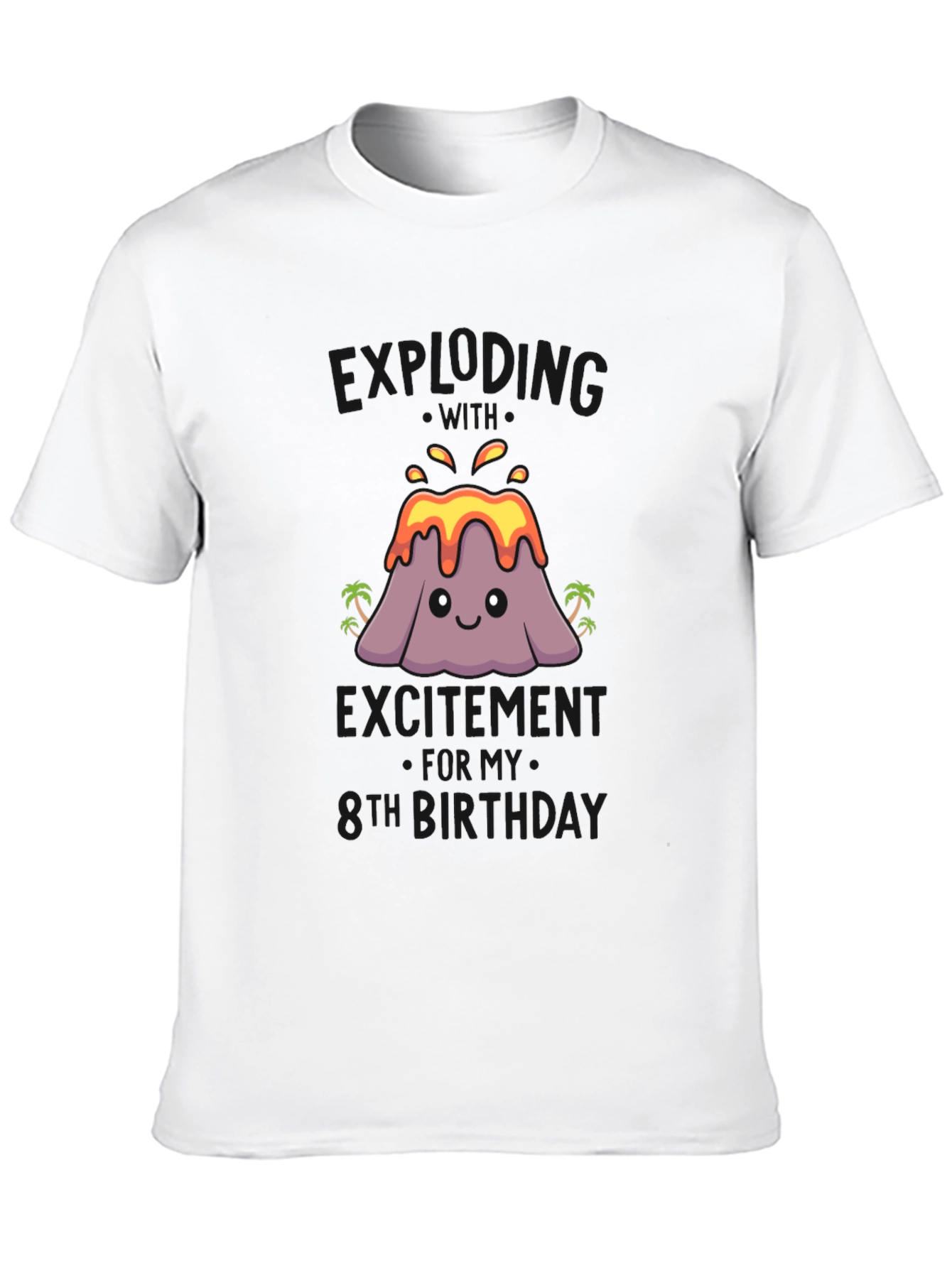 Volcano 8th Birthday T-Shirt
