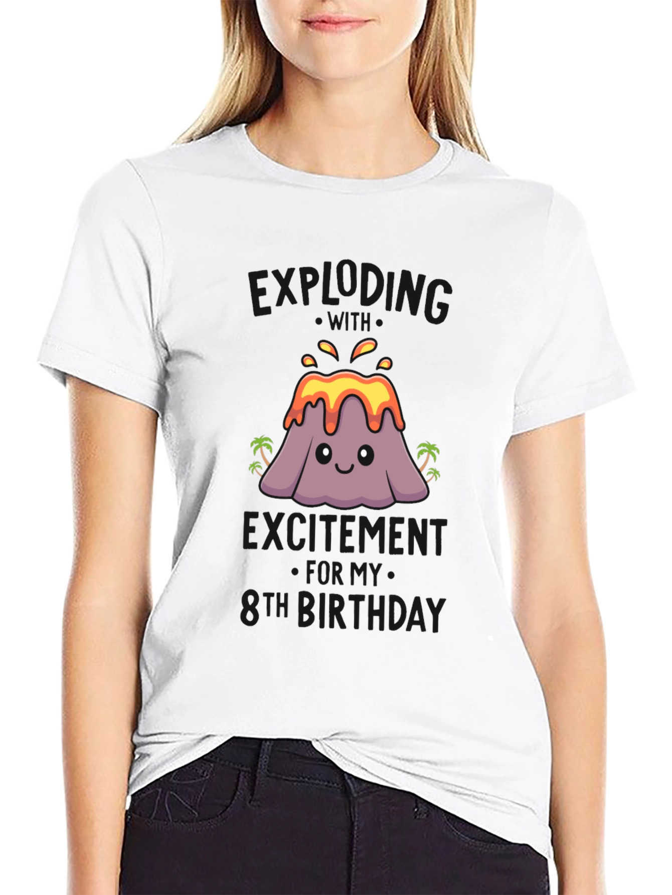 Volcano 8th Birthday T-Shirt