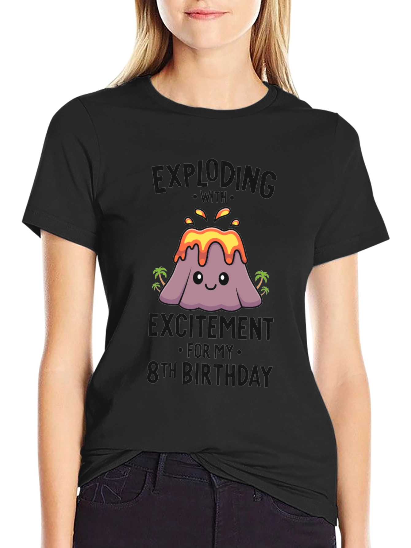 Volcano 8th Birthday T-Shirt