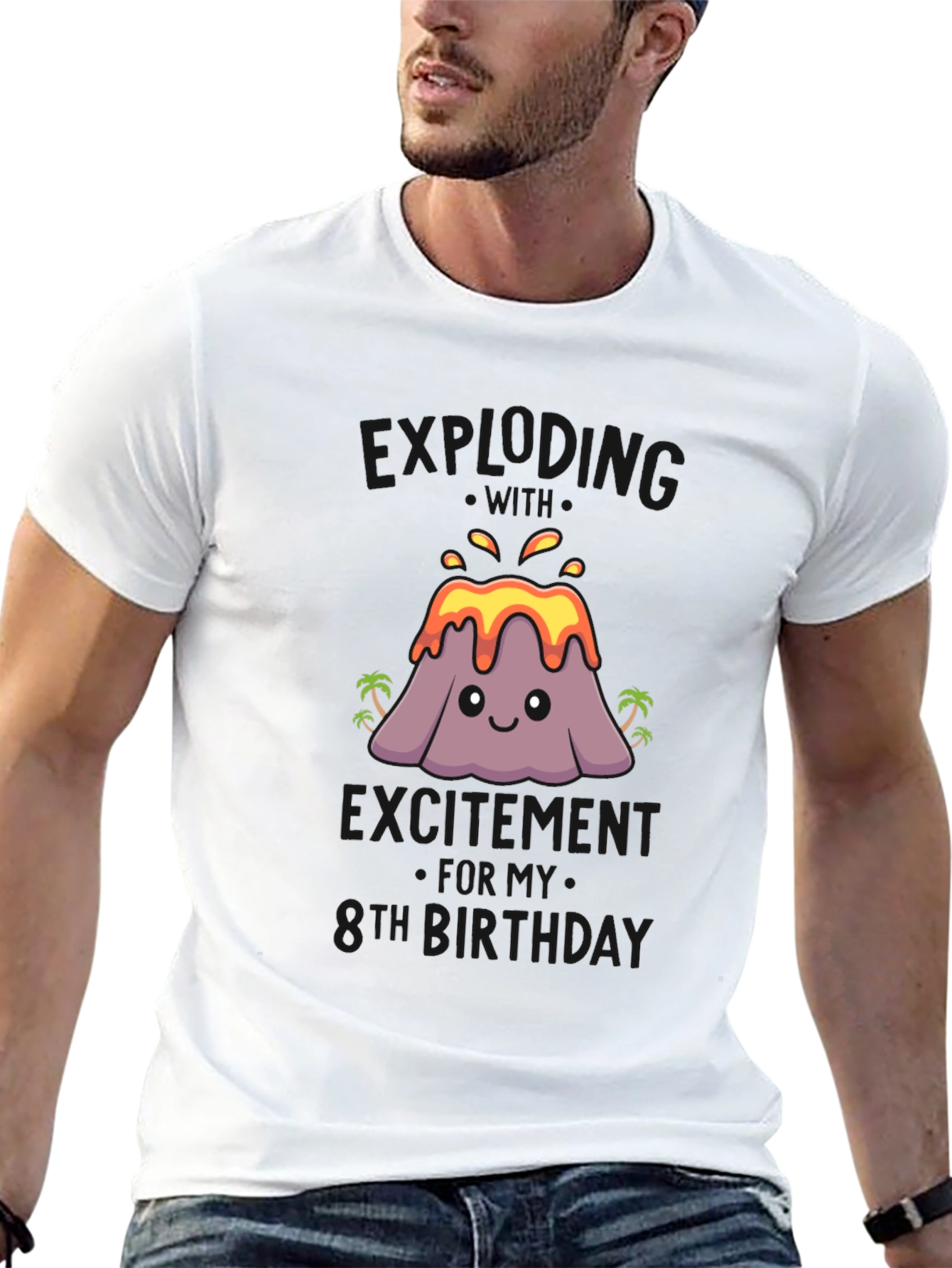 Volcano 8th Birthday T-Shirt