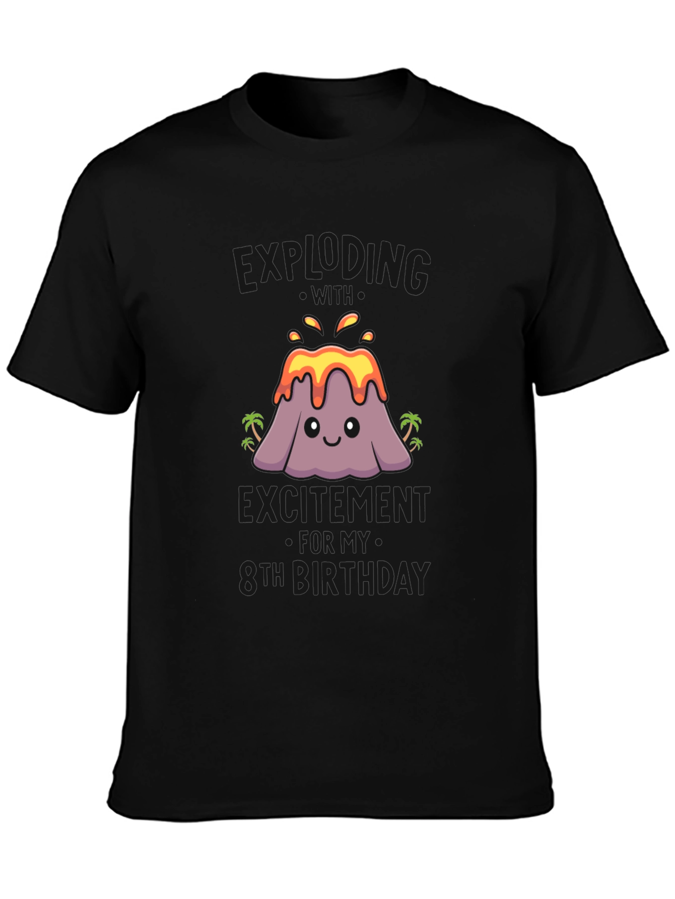 Volcano 8th Birthday T-Shirt