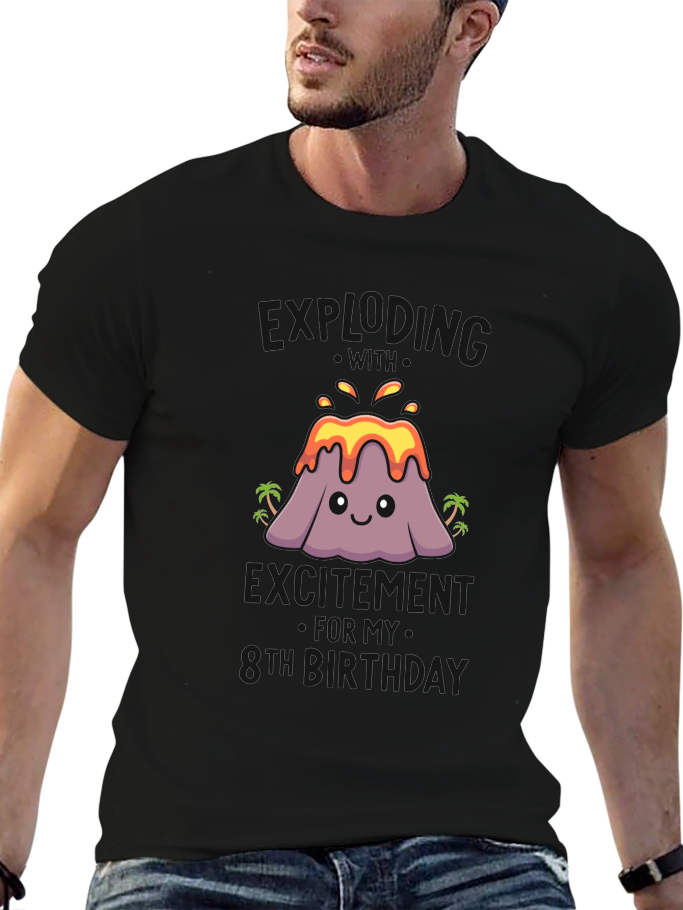 Volcano 8th Birthday T-Shirt