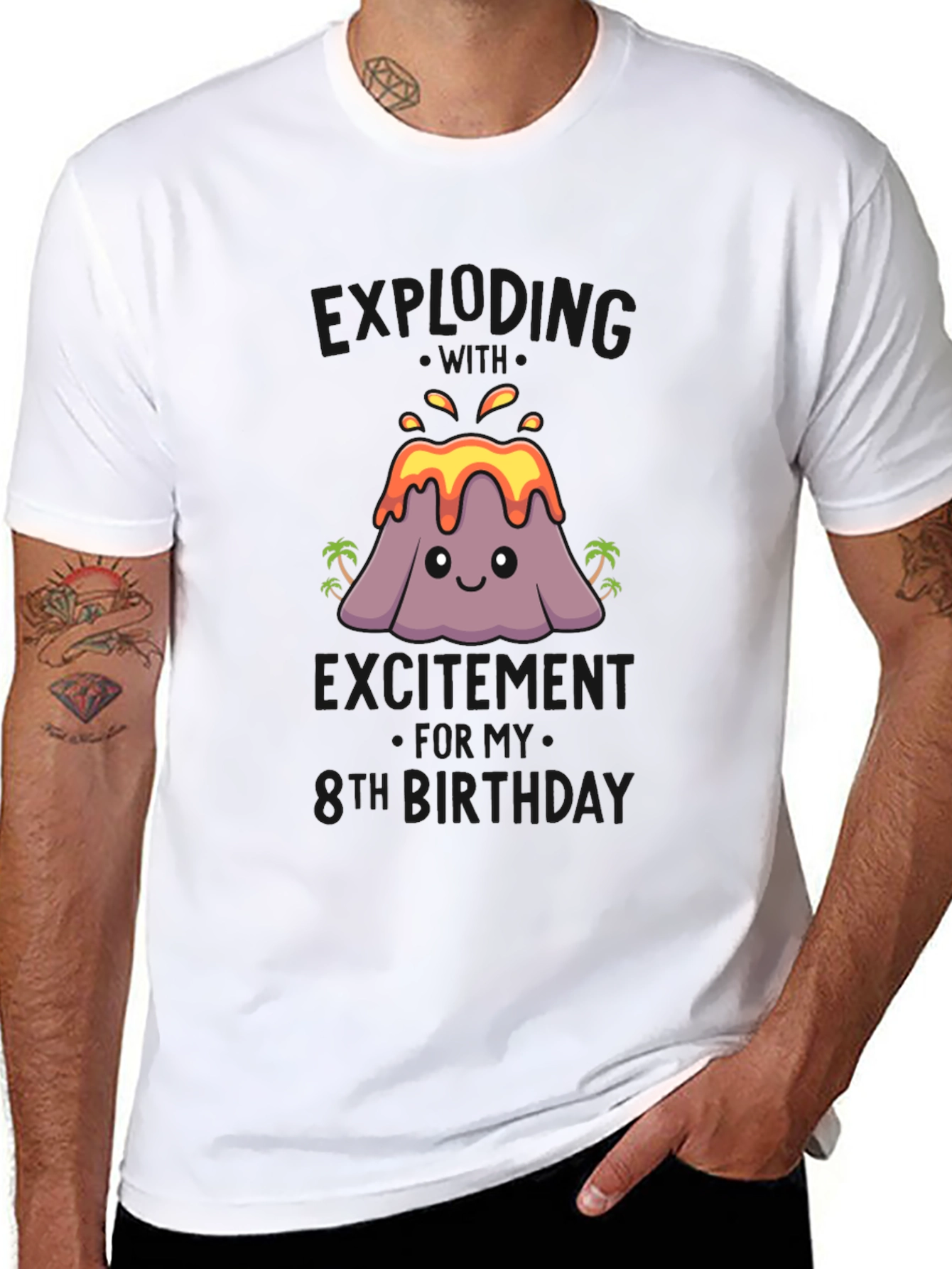 Volcano 8th Birthday T-Shirt
