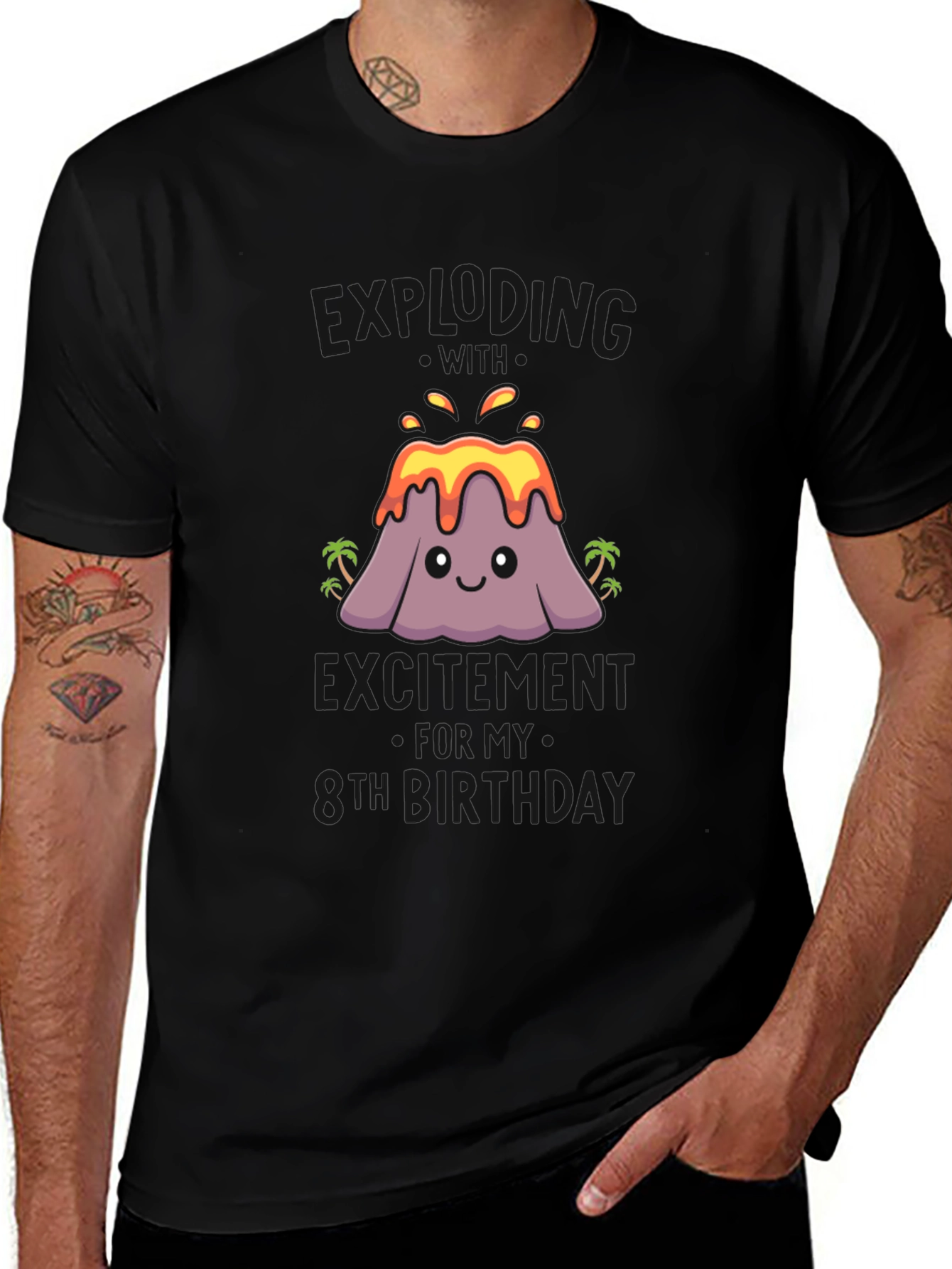 Volcano 8th Birthday T-Shirt