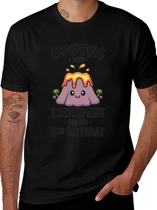 Volcano 8th Birthday T-Shirt