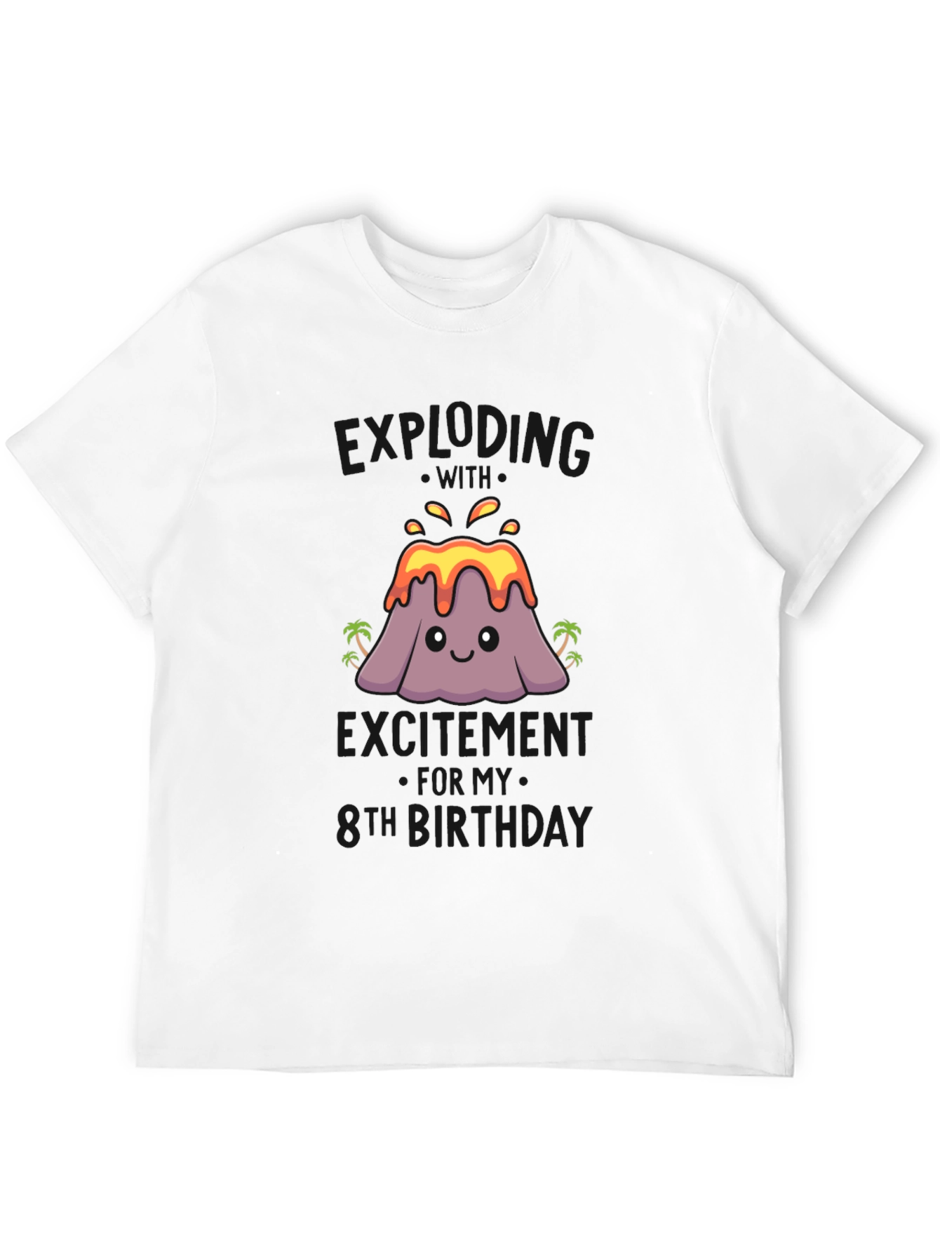 Volcano 8th Birthday T-Shirt