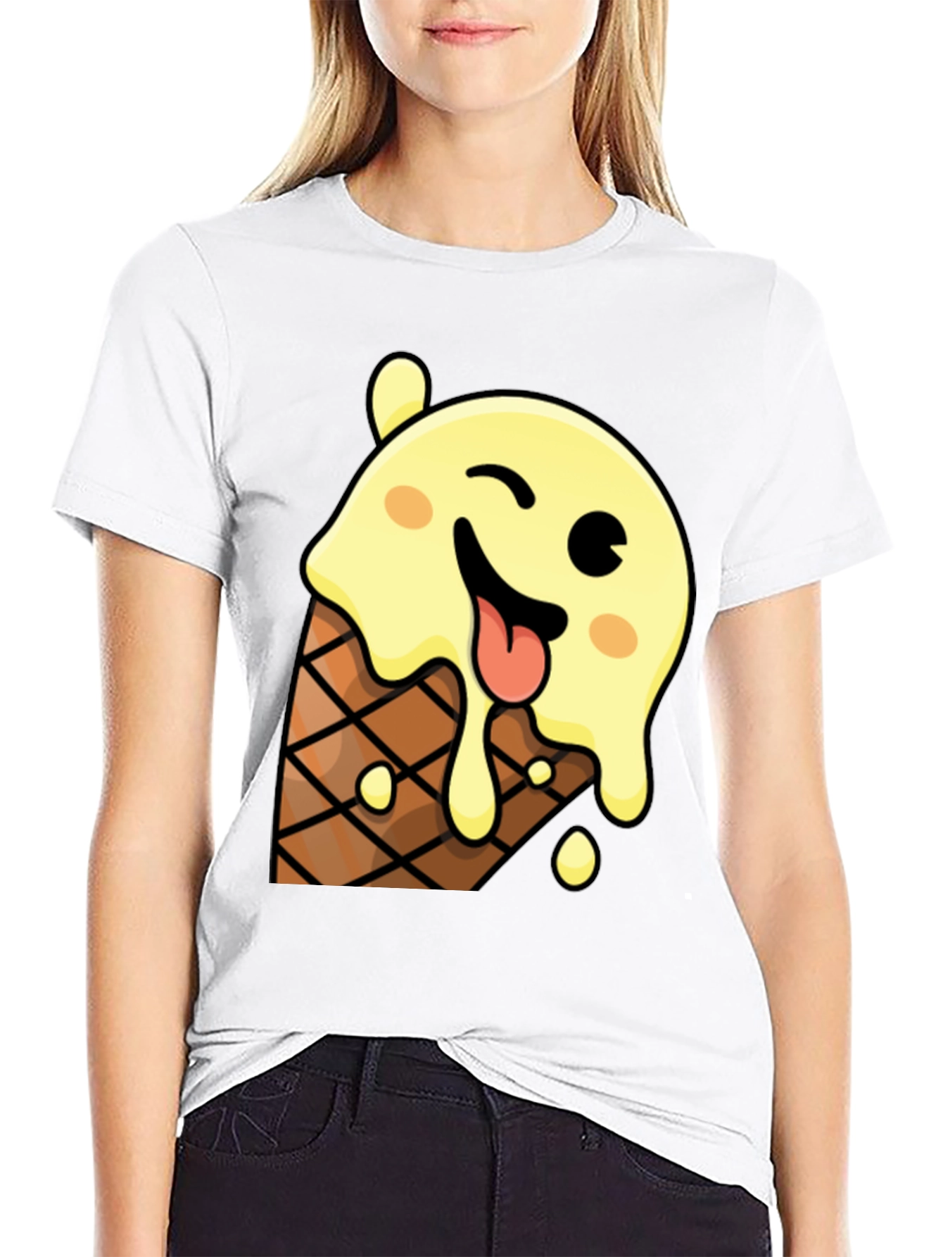 Ice Cream Cone Graphic T-Shirt - Fun & Unique!