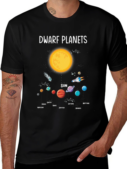Dwarf Planets Solar System Graphic T-Shirt
