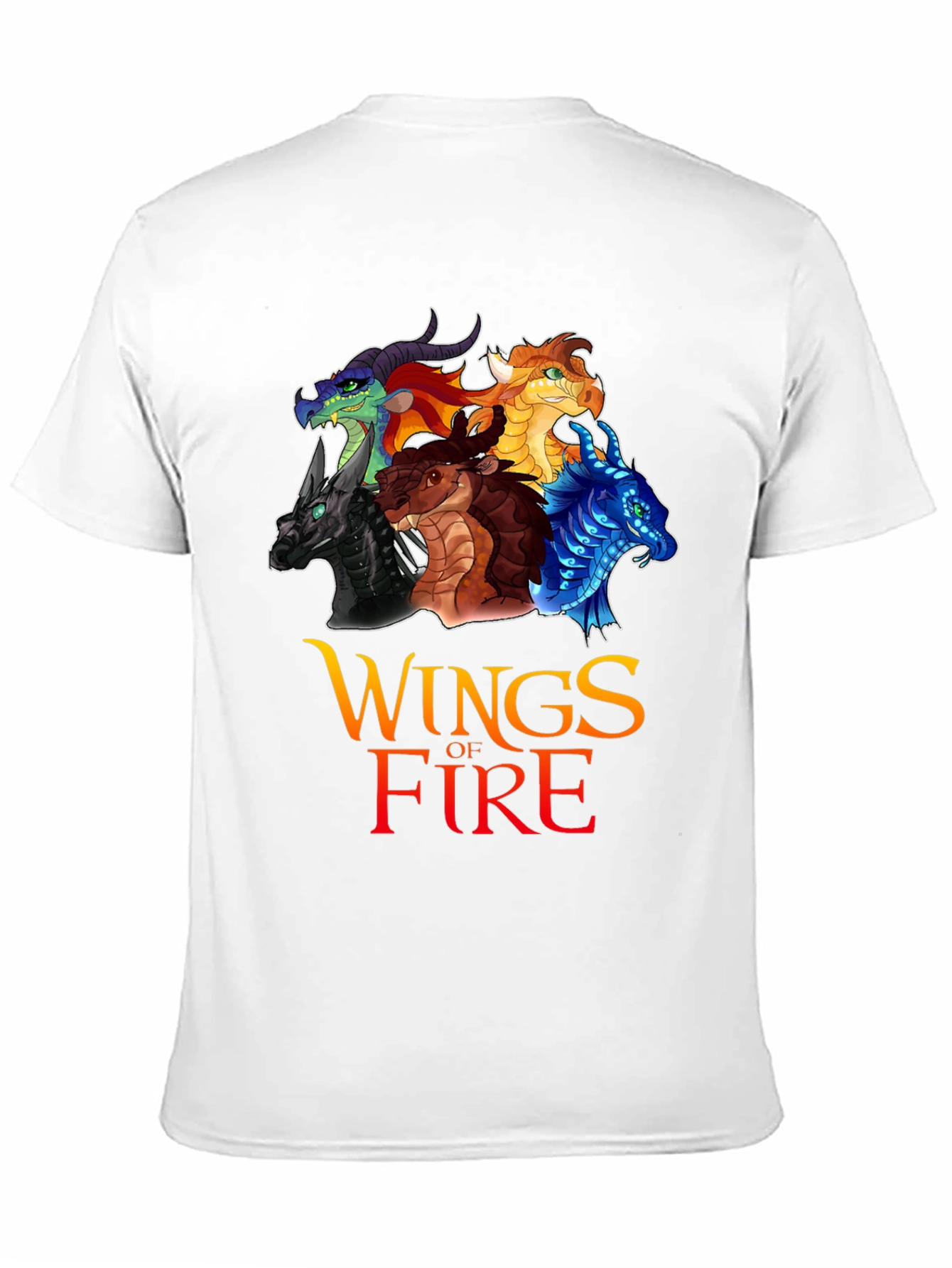 Wings of Fire Graphic Tee - Black Cotton T-Shirt
