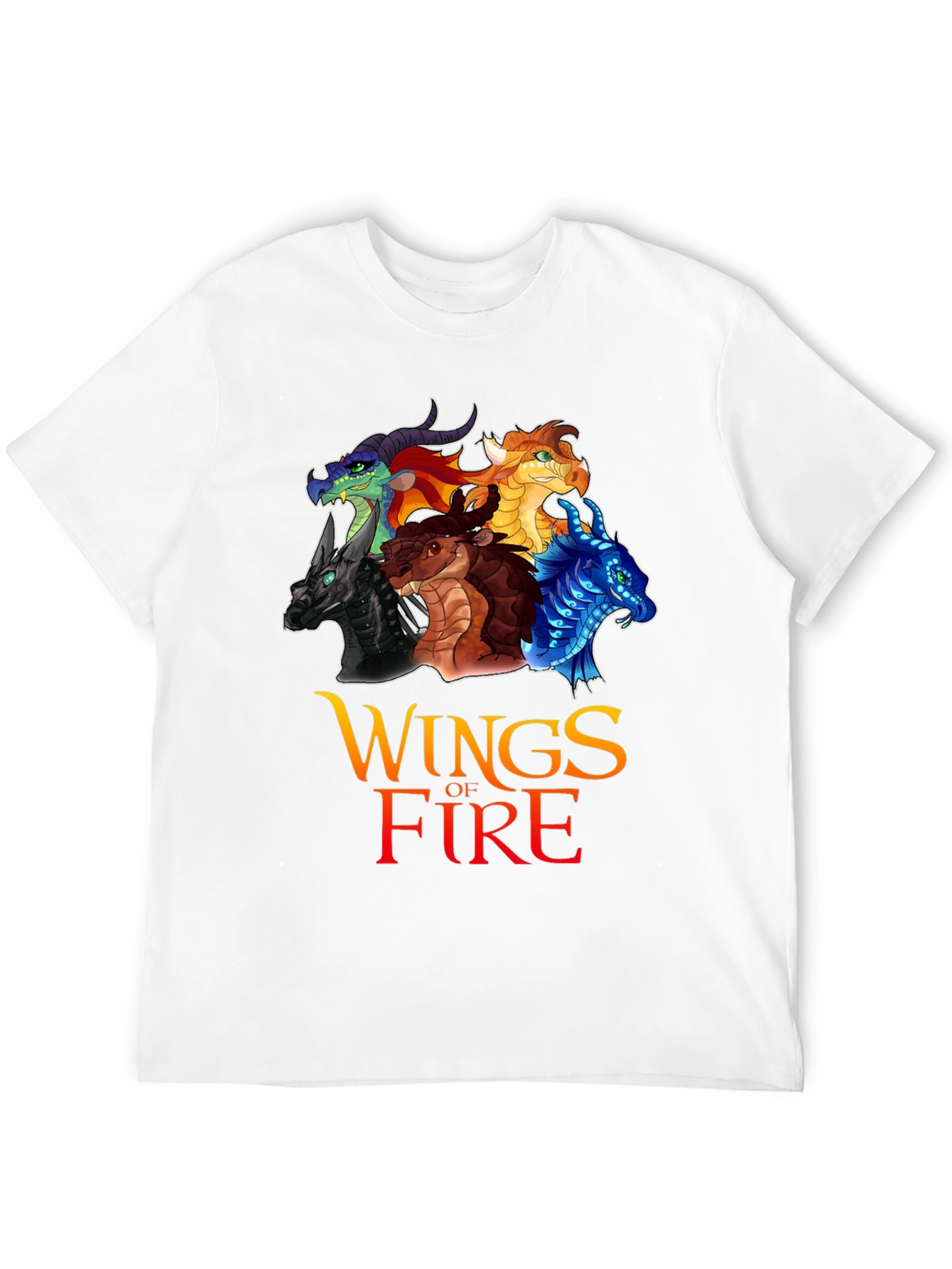 Wings of Fire Graphic Tee - Black Cotton T-Shirt