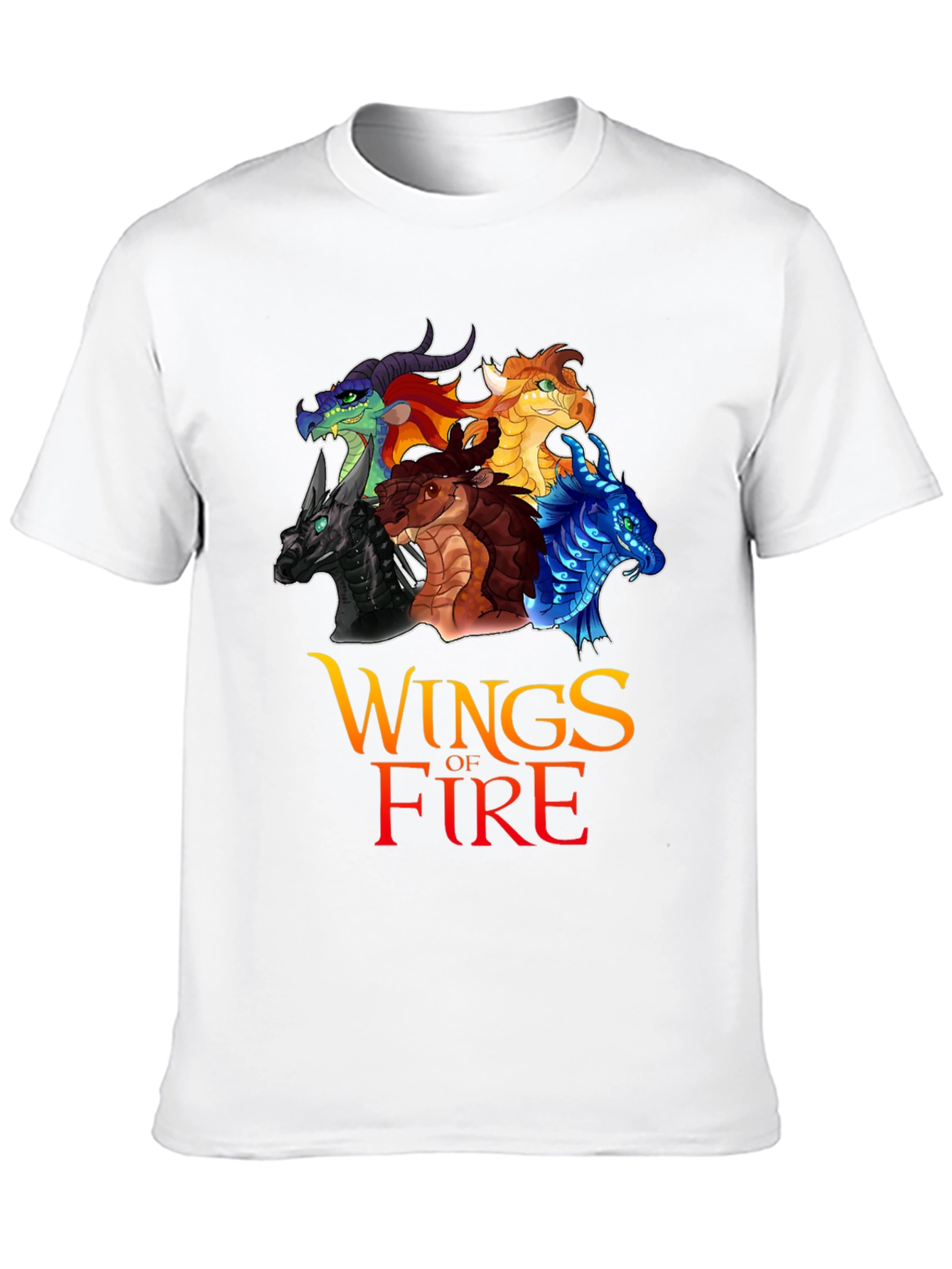 Wings of Fire Graphic Tee - Black Cotton T-Shirt