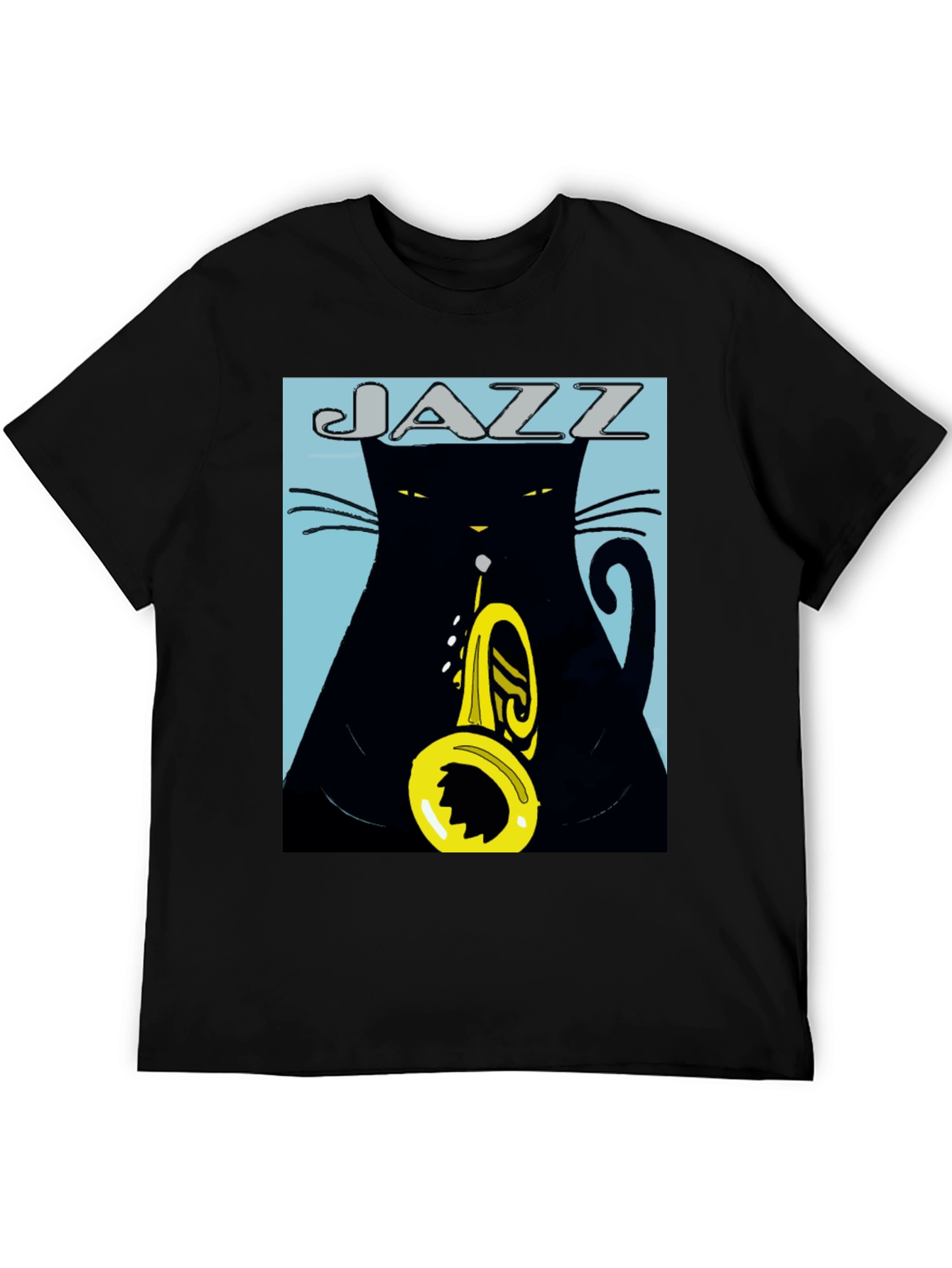 Cool Cat Jazz Musician T-Shirt