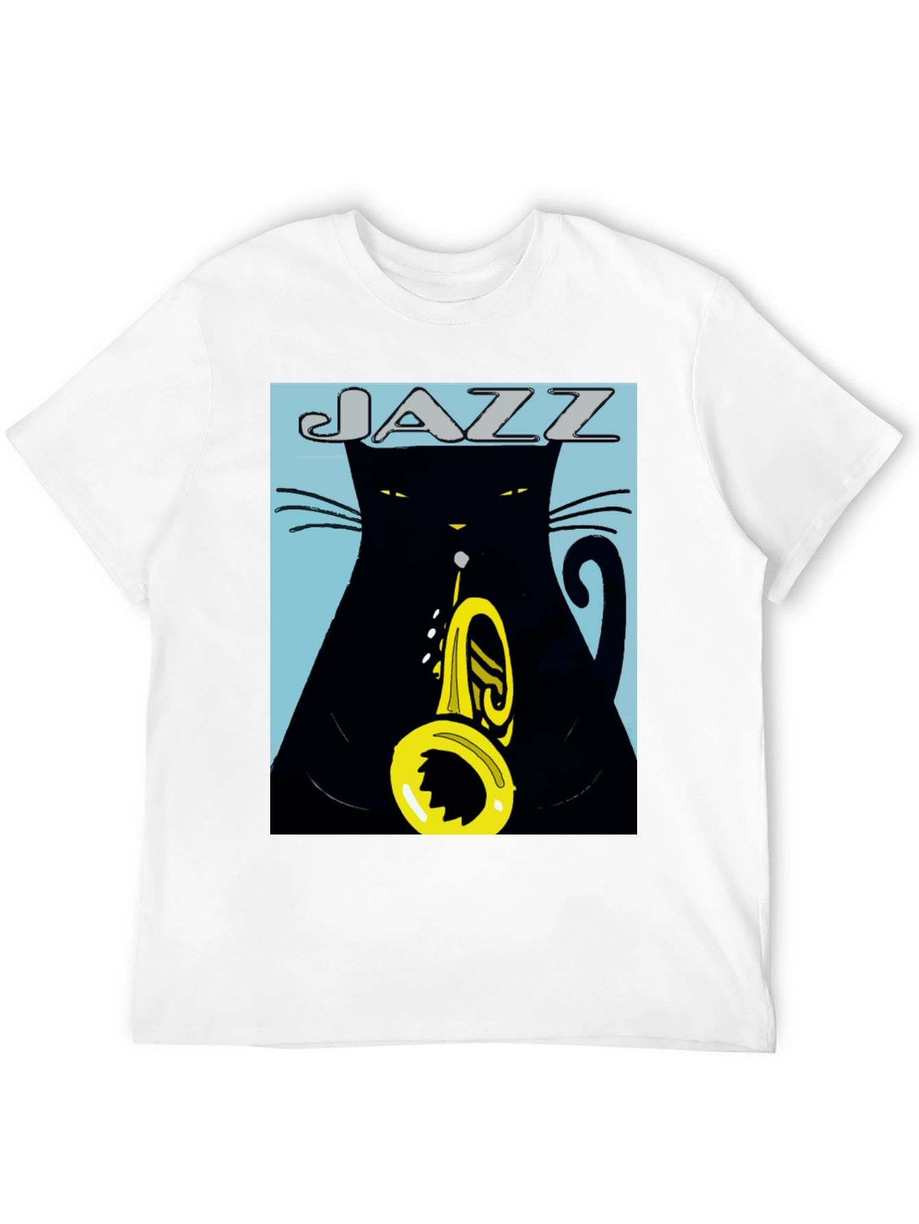 Cool Cat Jazz Musician T-Shirt