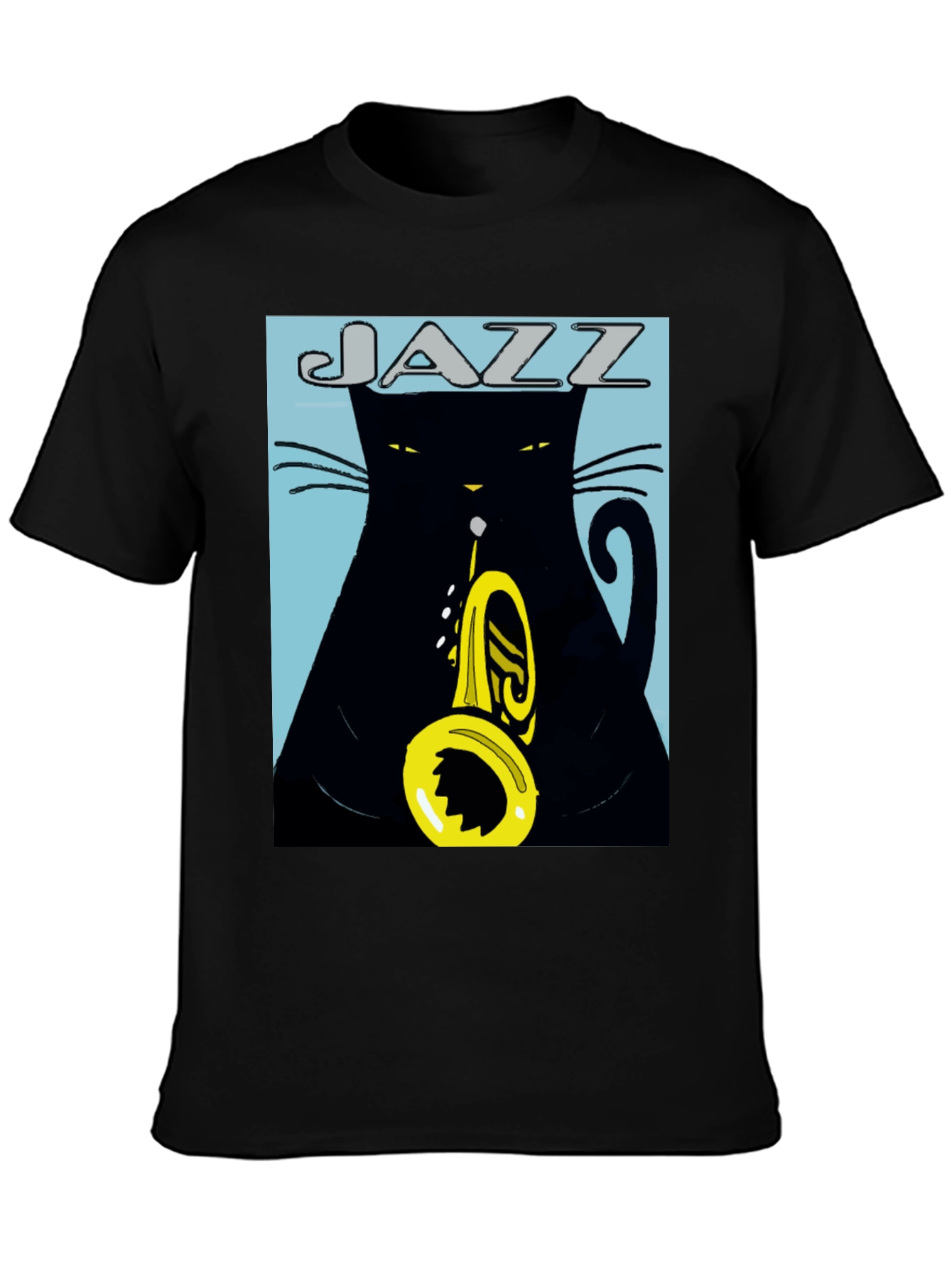 Cool Cat Jazz Musician T-Shirt