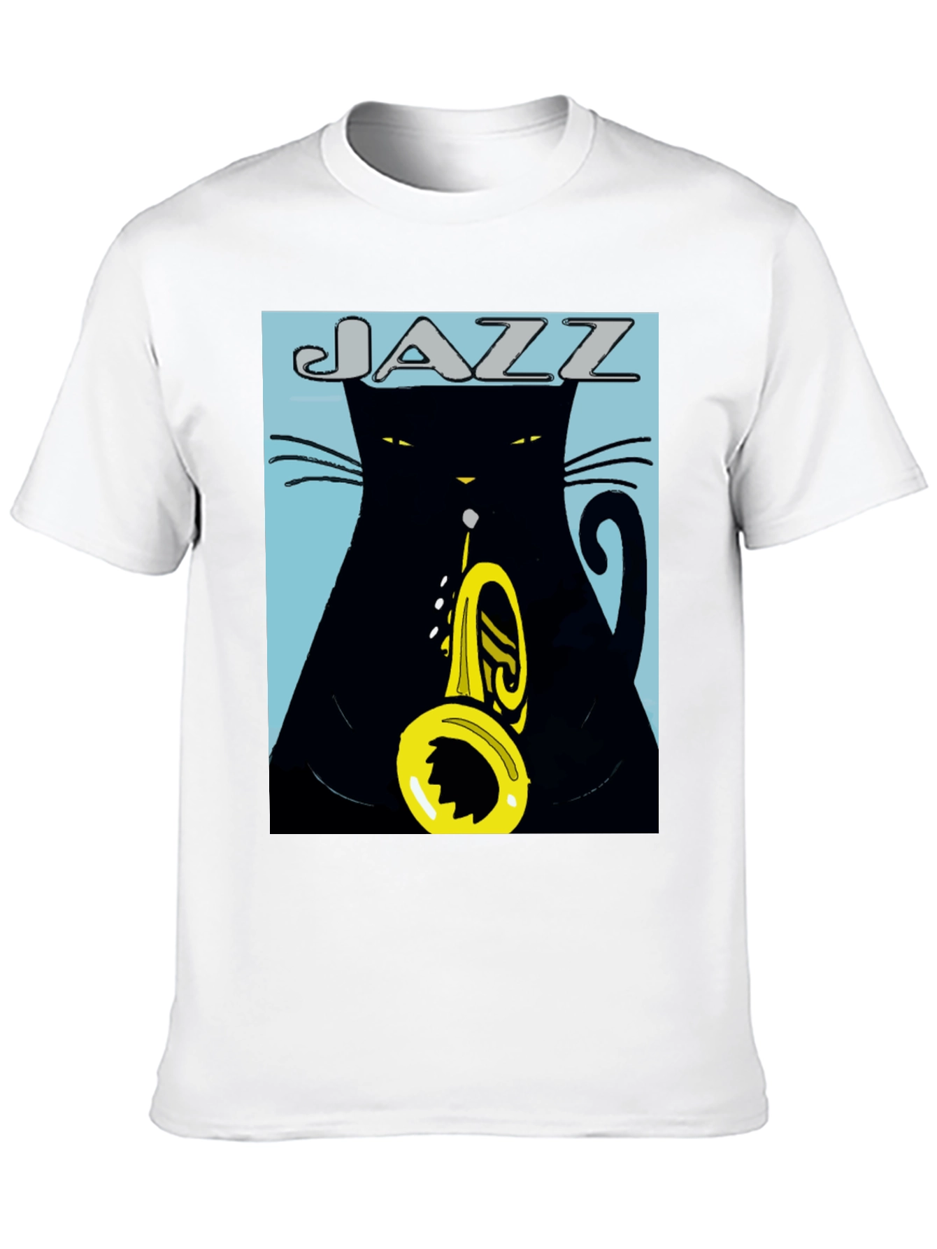 Cool Cat Jazz Musician T-Shirt