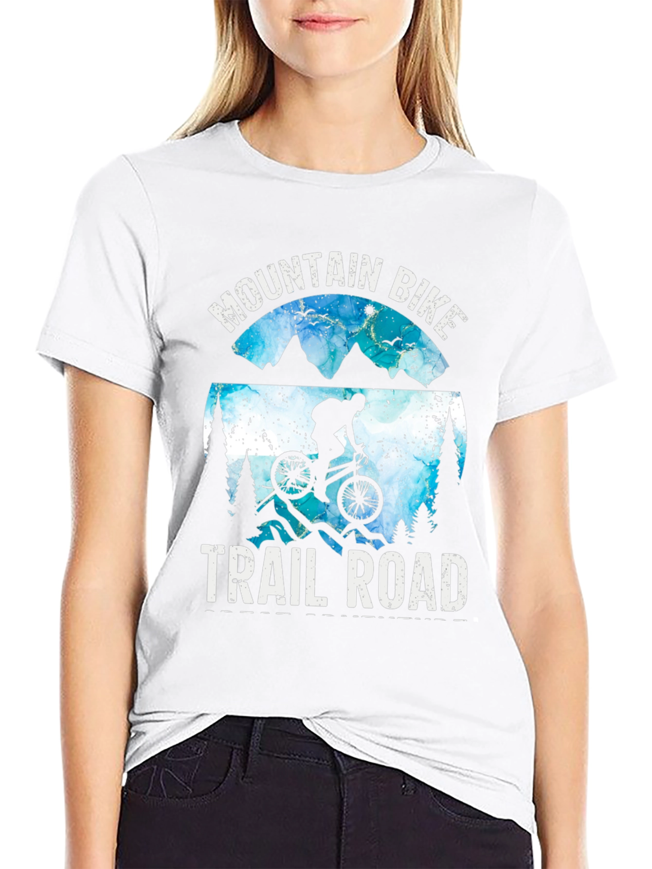 Mountain Bike Trail Road T-Shirt