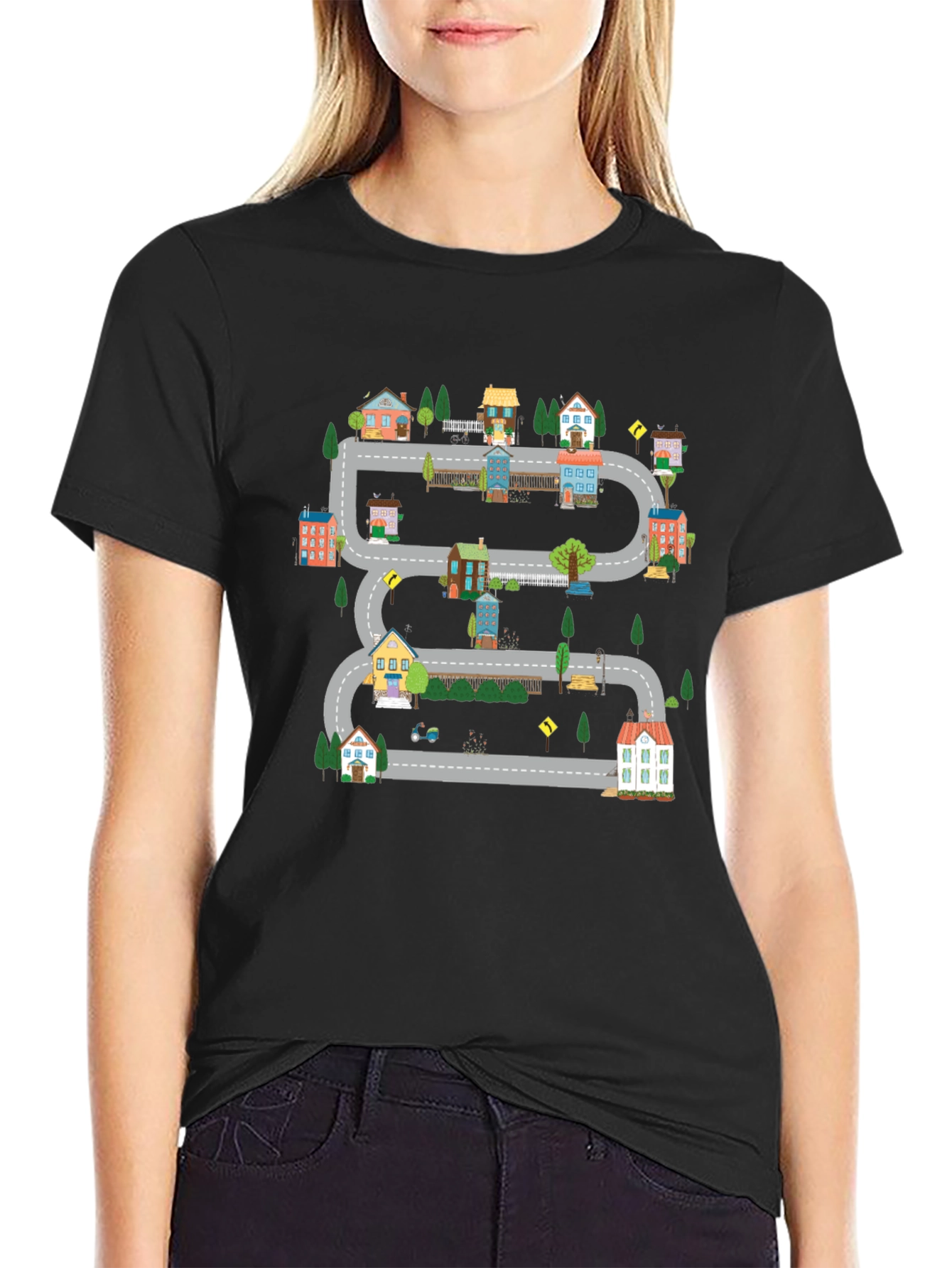 Road Trip T-Shirt Fun Town Graphic Tee