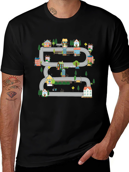 Road Trip T-Shirt Fun Town Graphic Tee