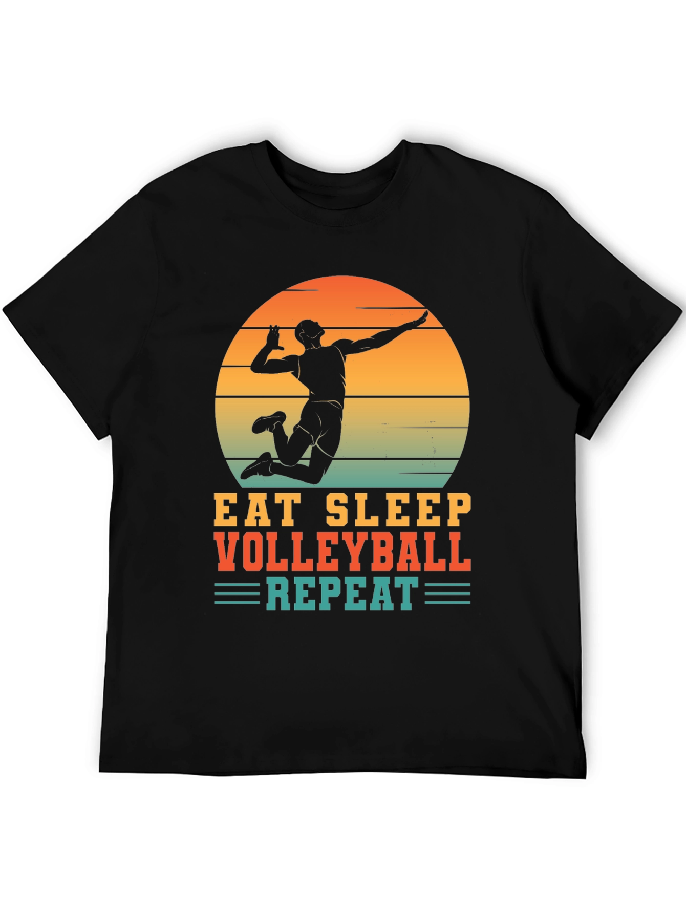 Volleyball T-Shirt - Eat Sleep Volleyball Repeat