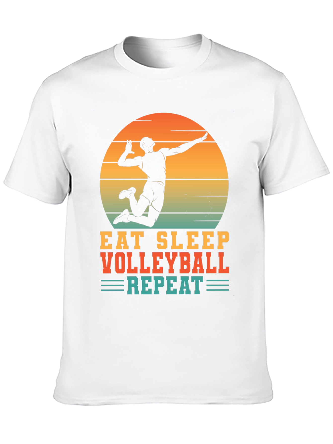 Volleyball T-Shirt - Eat Sleep Volleyball Repeat