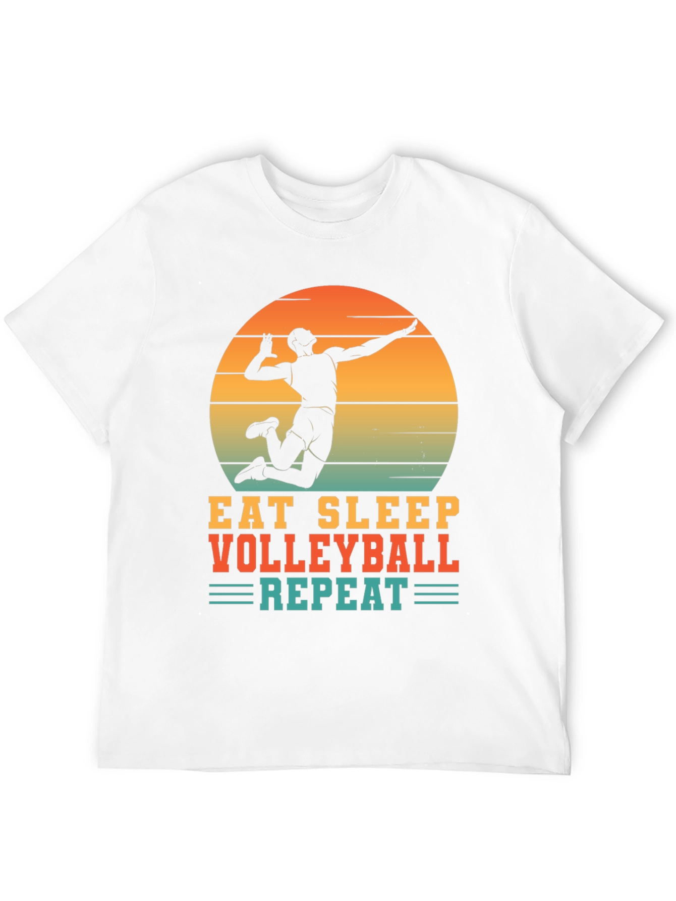 Volleyball T-Shirt - Eat Sleep Volleyball Repeat