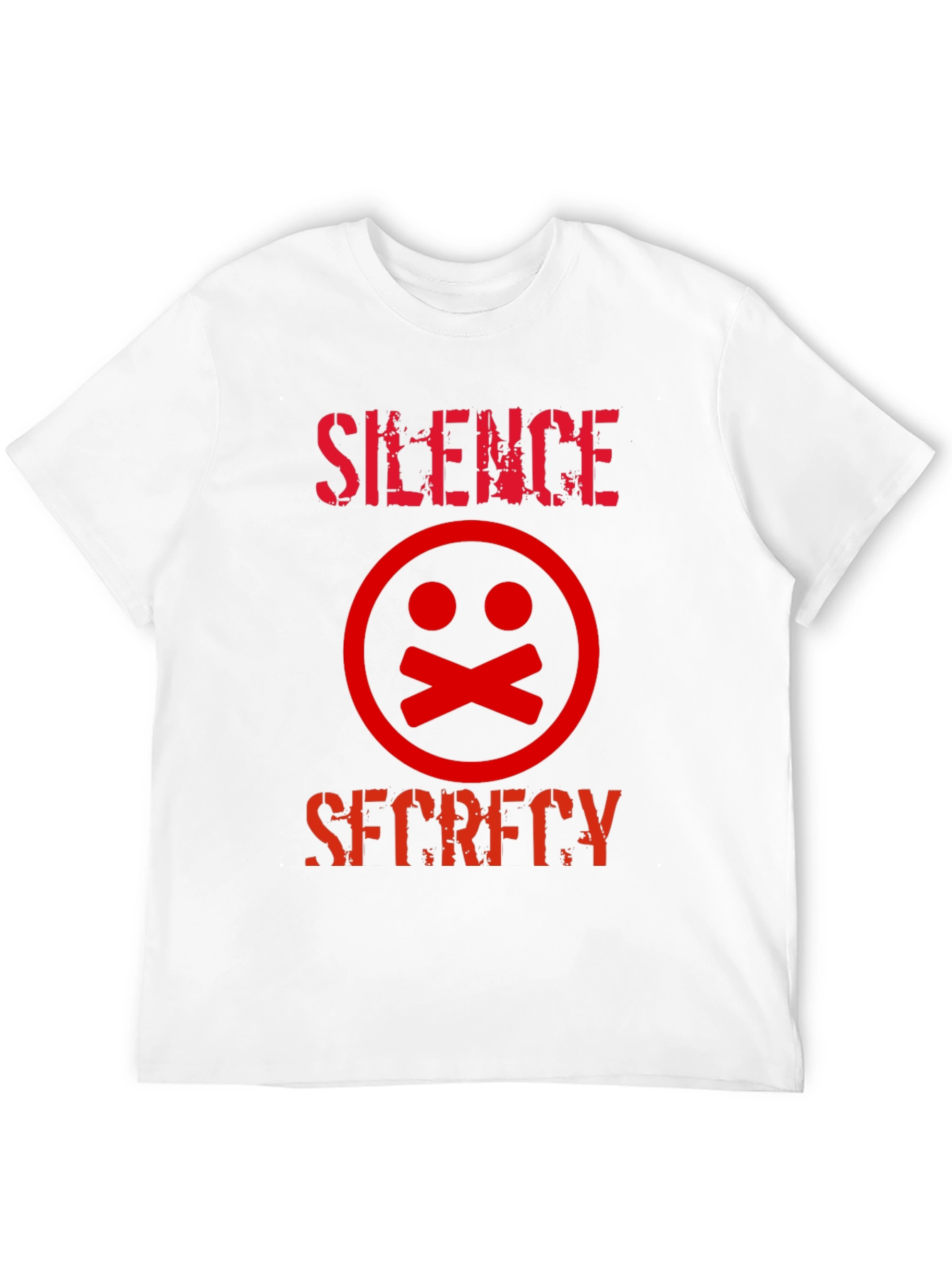 Silence Secrecy Graphic Tee - Edgy Streetwear T-Shirt