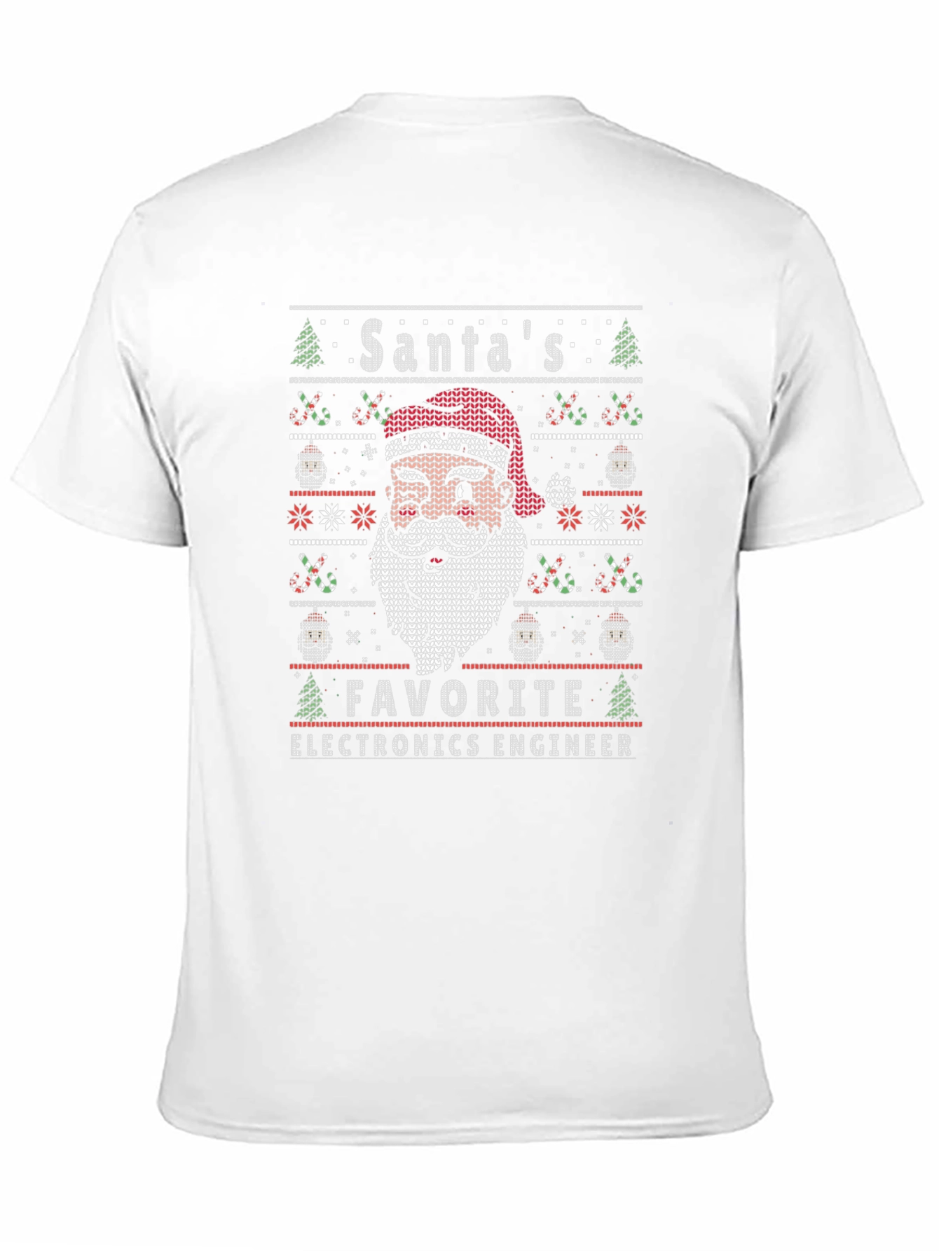 Santas Favorite Electronics Engineer Christmas T-Shirt