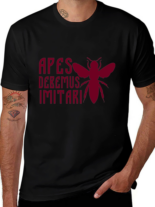 Apes Debemus Imitari Bee Graphic T-Shirt