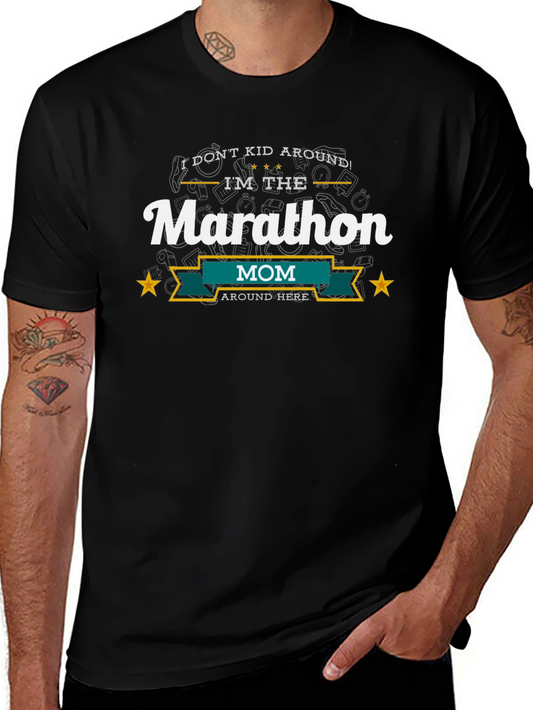 Marathon Mom Graphic T-Shirt