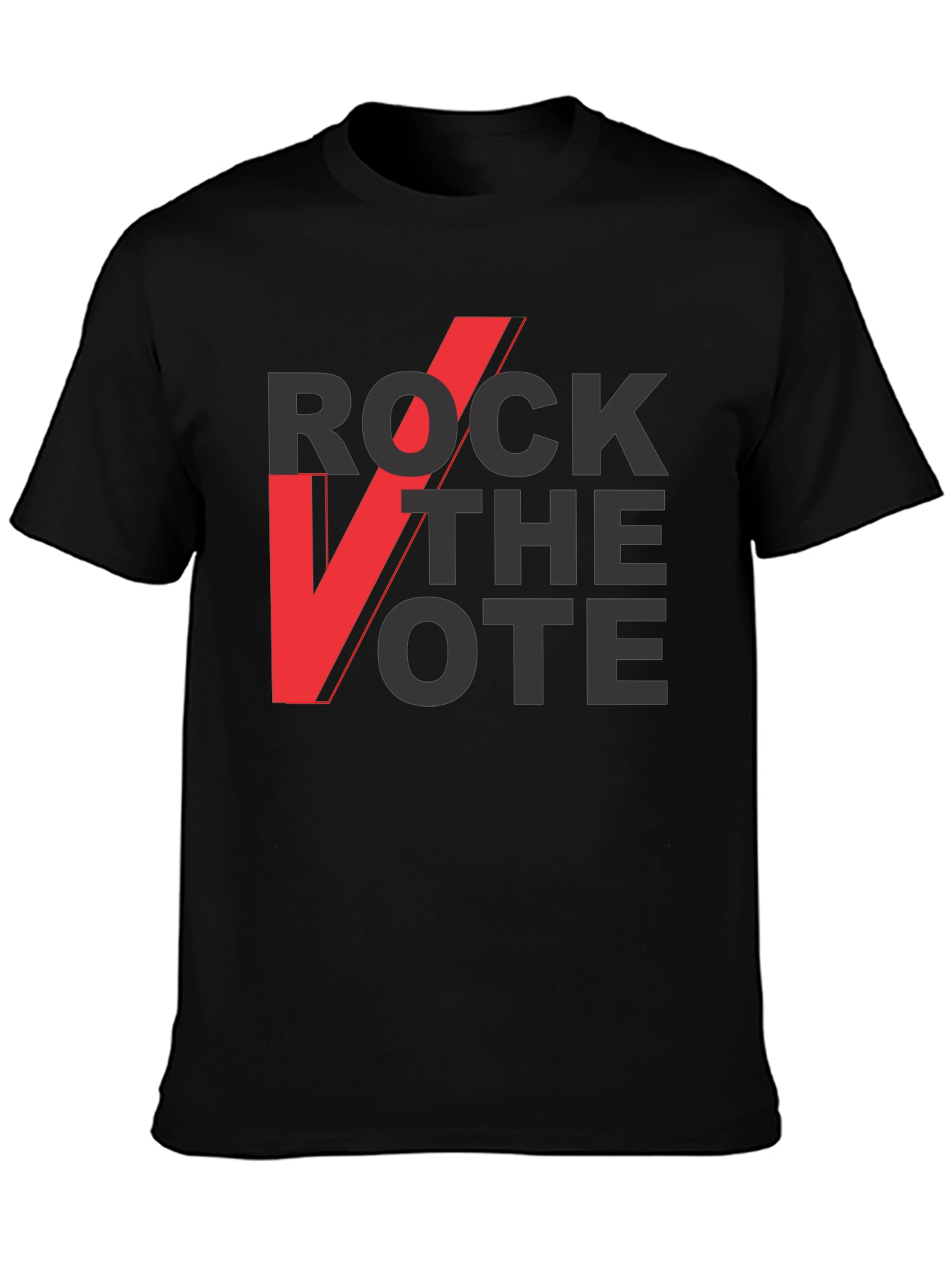 Rock the Vote Graphic Tee - Black