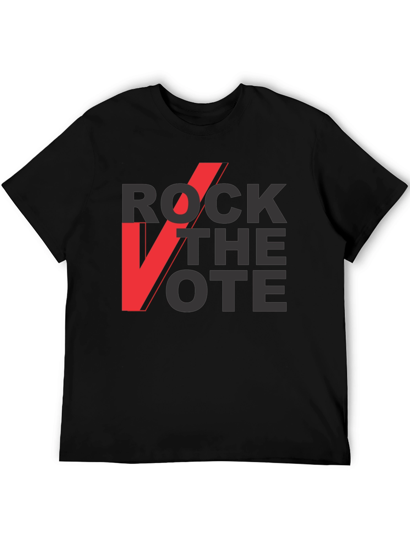 Rock the Vote Graphic Tee - Black