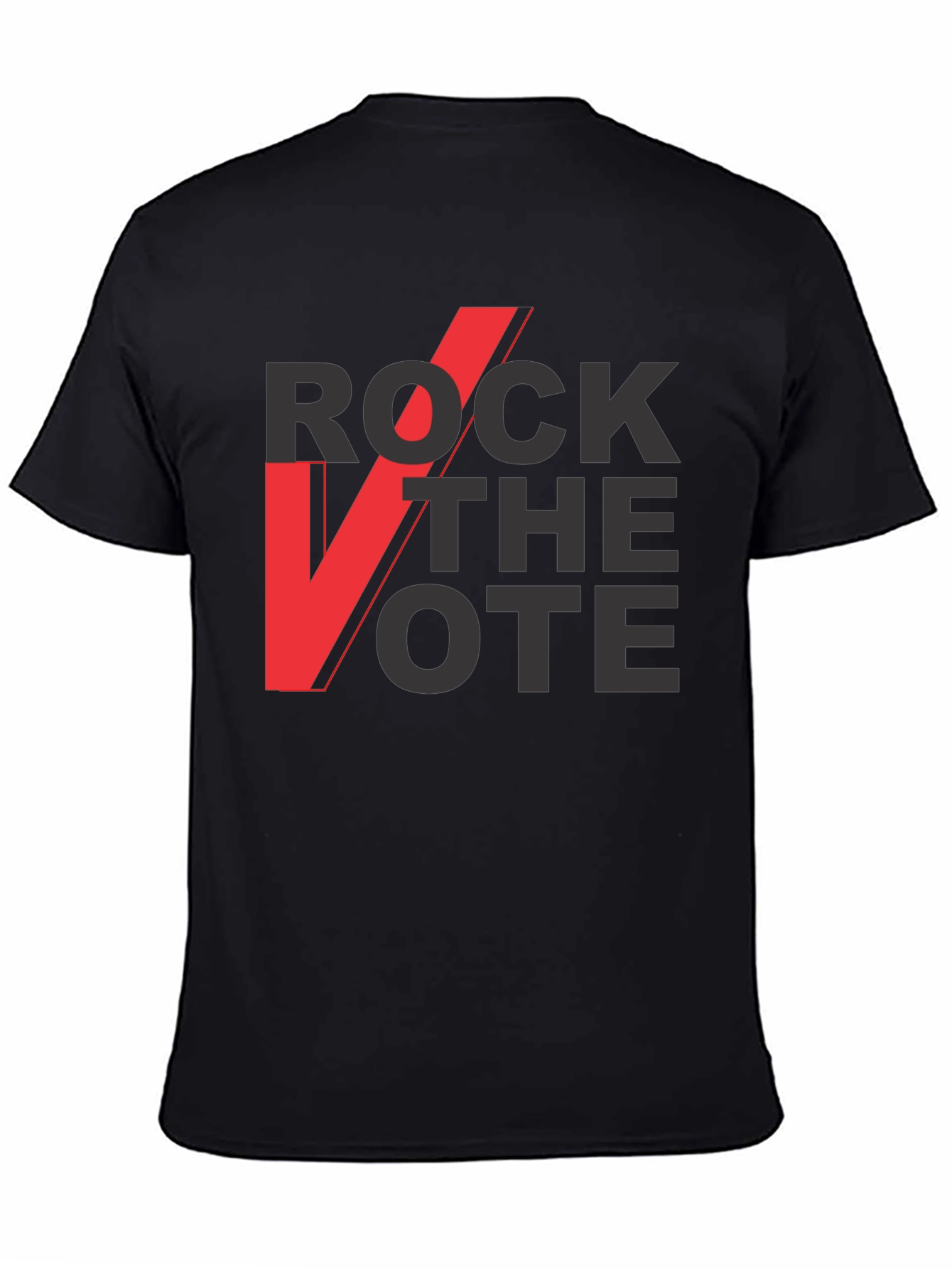 Rock the Vote Graphic Tee - Black