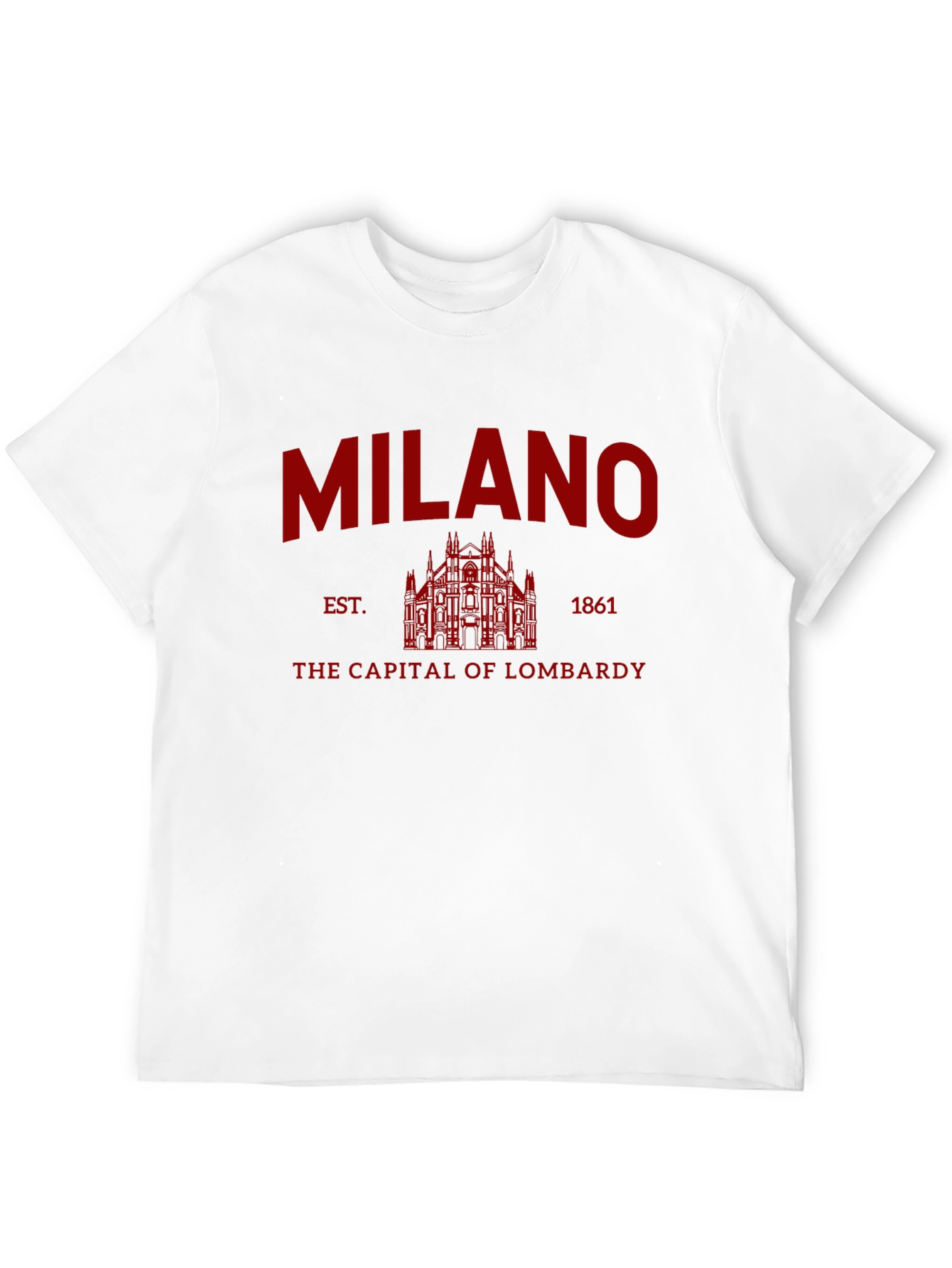 Milano Italy Landmark Graphic Tee
