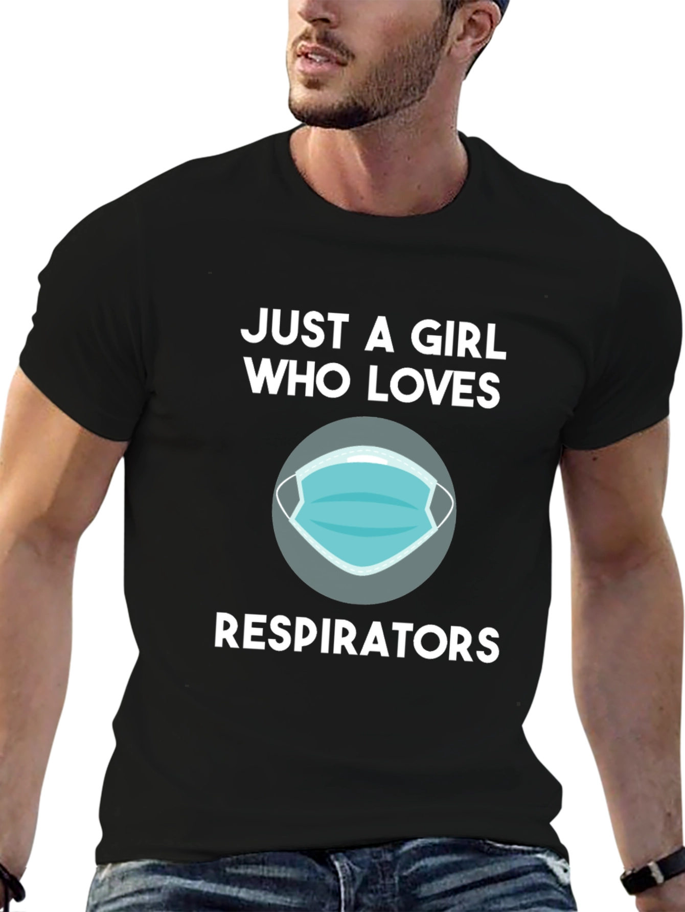 Just a Girl Who Loves Respirators T-Shirt